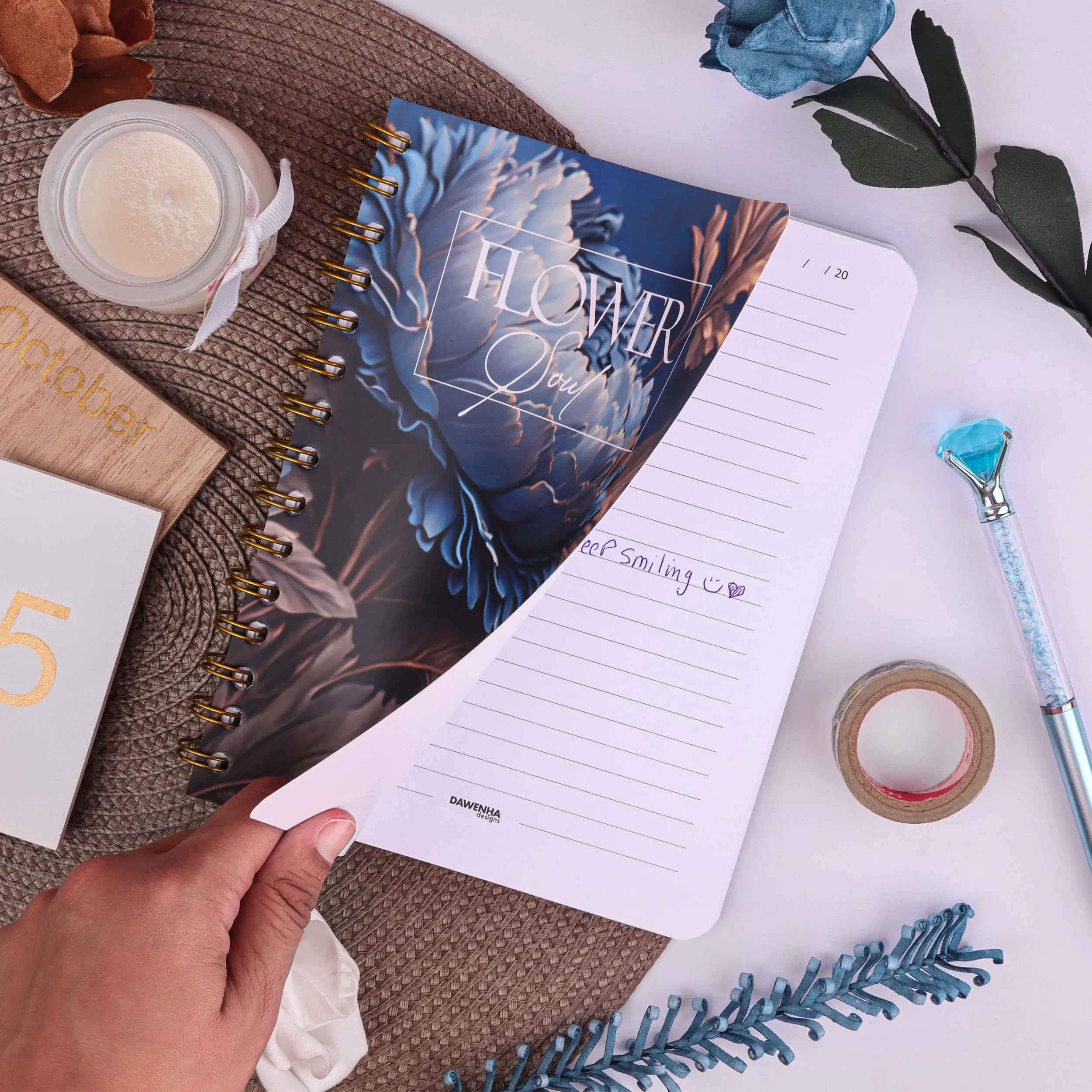 Golden Royal | Safezone Notebook (Wired / HardCover) Dawenha | دونها