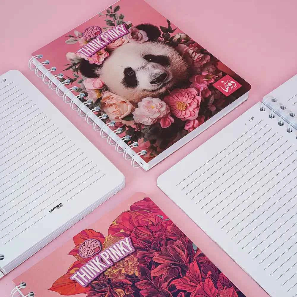 Pinky Panda | Safezone Notebook (Wired / hardcover) Dawenha | دونها