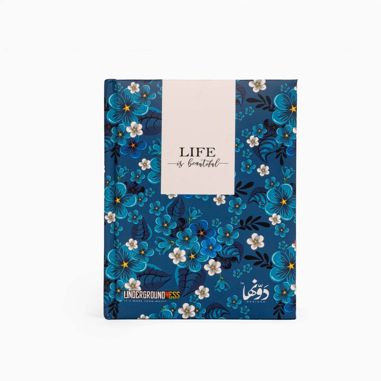 Blue Flowers | Pocket Notebook Dawenha | دونها
