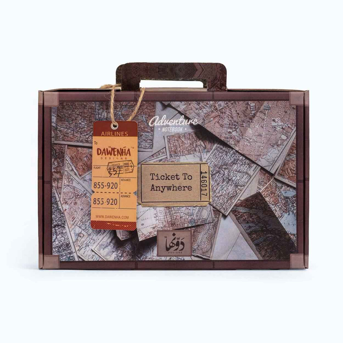 Ticket To Anywhere | Adventure Pack notebook Dawenha | دونها