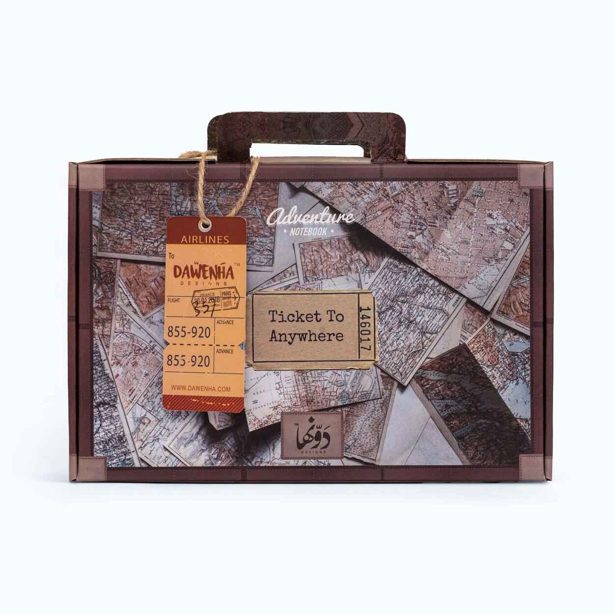 Ticket To Anywhere | Adventure Pack notebook Dawenha | دونها