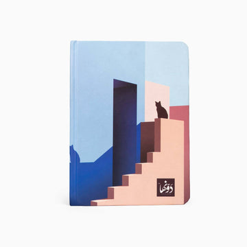 Cat Shadow | SafeZone Notebook (Wired / HardCover) Hardcover Dawenha | دونها