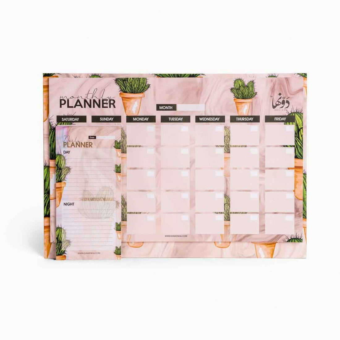 Cactus Desk Calendar calendar Dawenha | دونها