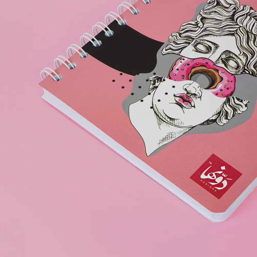 Romans Donut | Safezone Notebook (Wired / Hardcover) Dawenha | دونها
