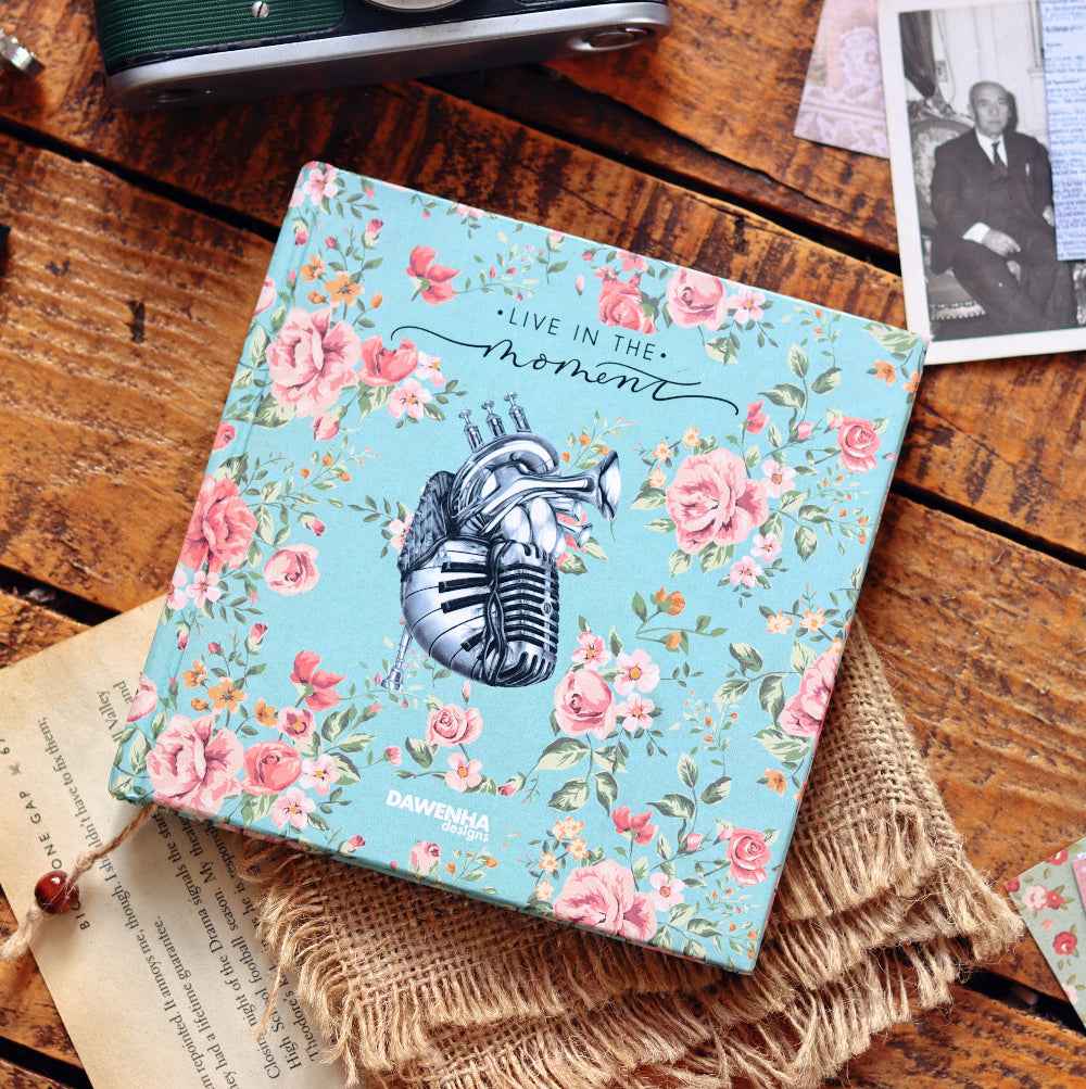Live in The Moment | Vintage Notebook notebook Dawenha | دونها