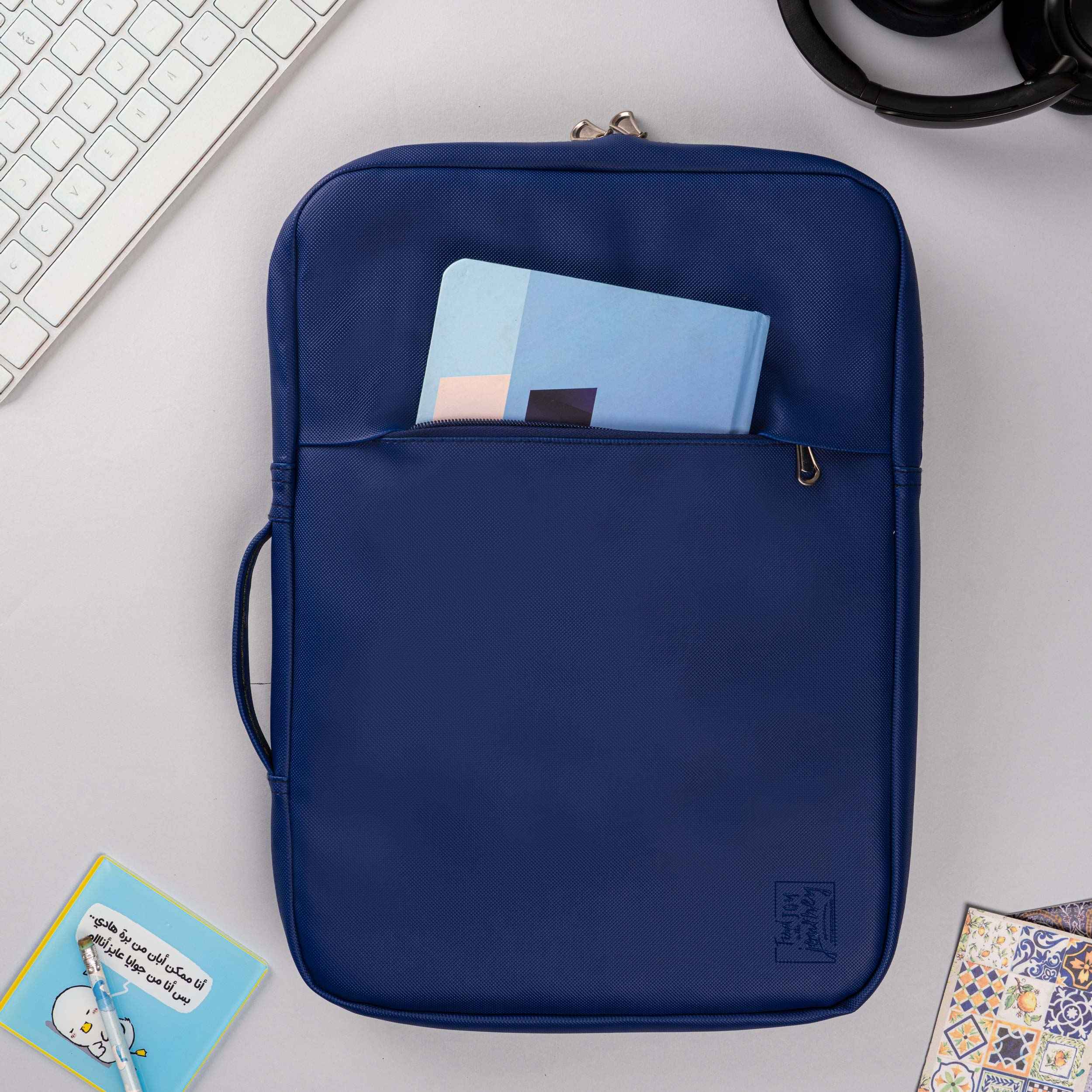 Laptop Sleeve | Navy Blue Dawenha | دونها