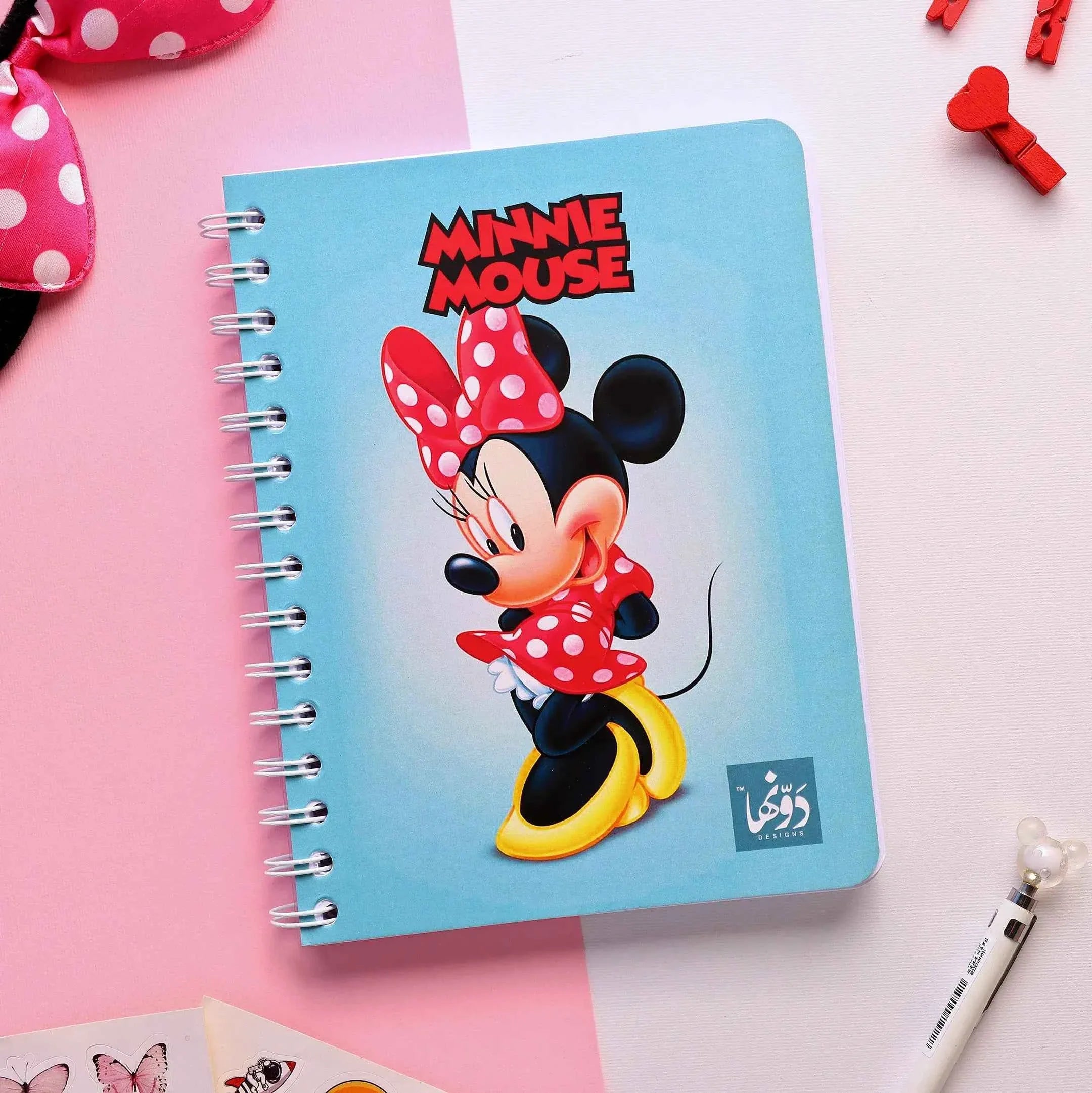 Minnie Mouse | SafeZone Notebook (Wired / HardCover) Wired Dawenha | دونها