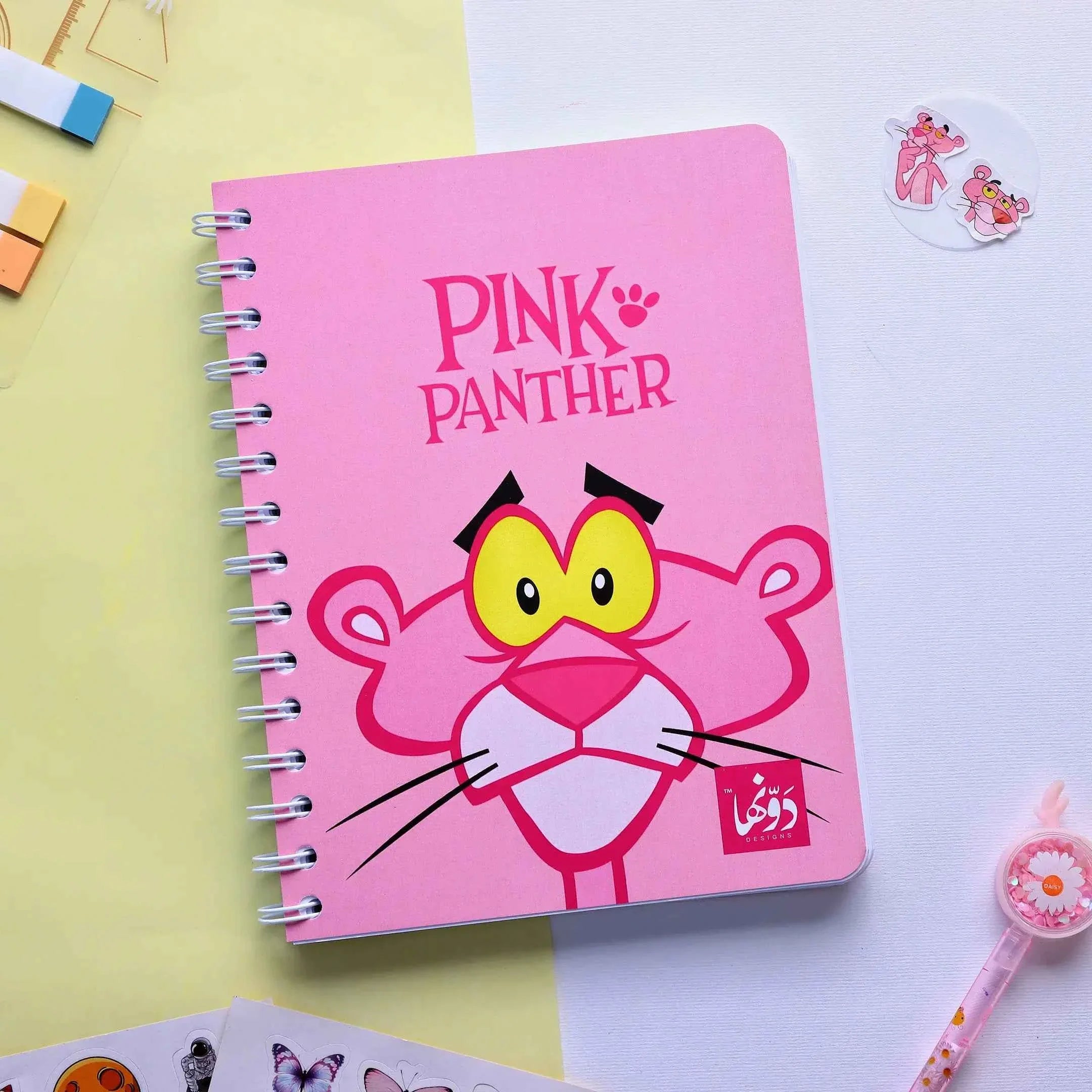 Pink Panther | SafeZone Notebook (Wired / HardCover) Wired Dawenha | دونها