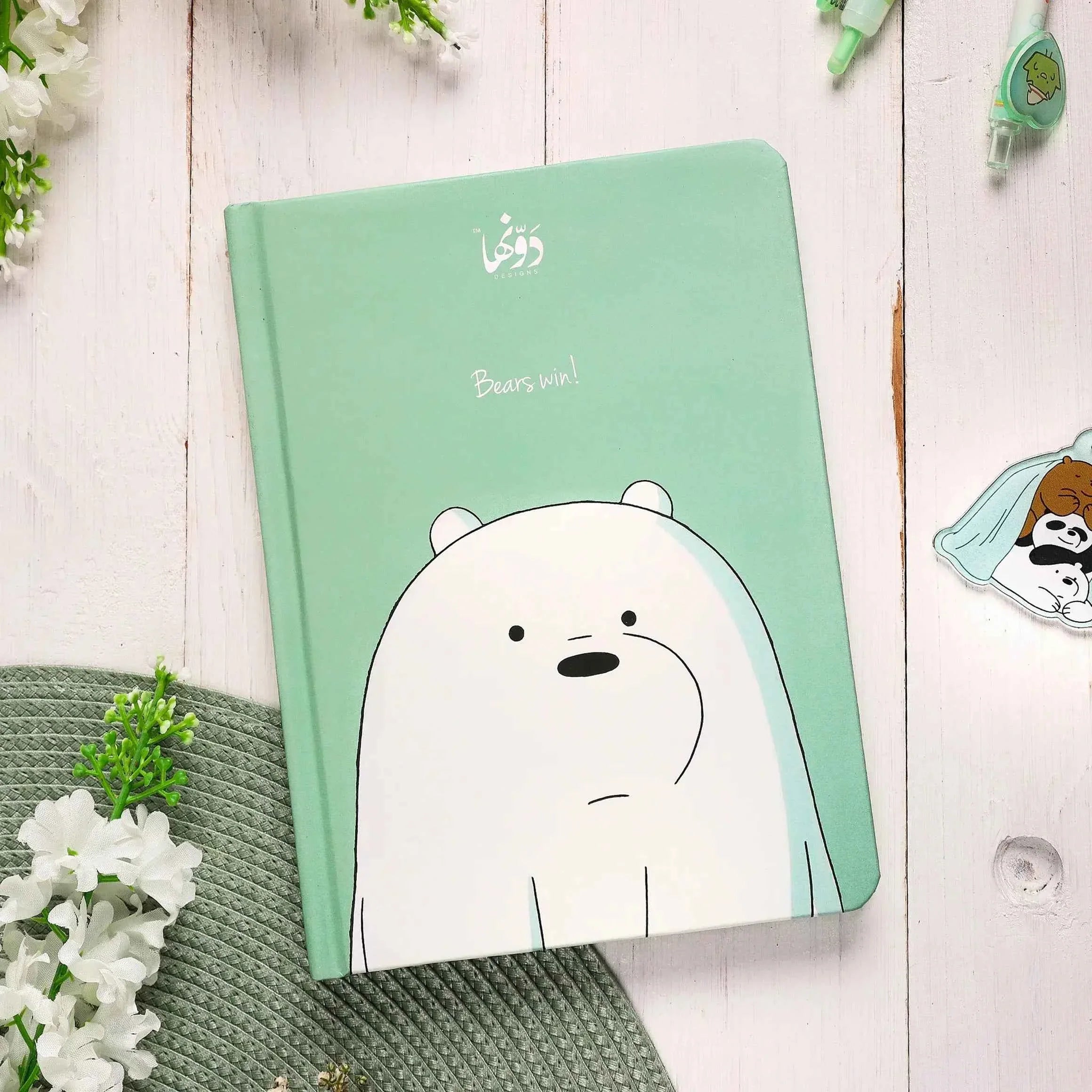 Bears Win Mint Green | Safezone Notebook Dawenha | دونها