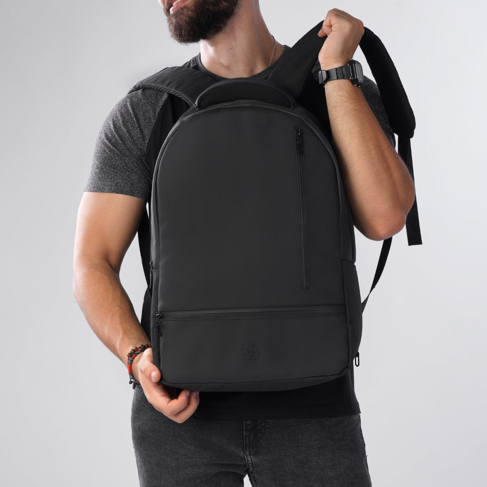 Leather Backpack | Black bags Dawenha | دونها