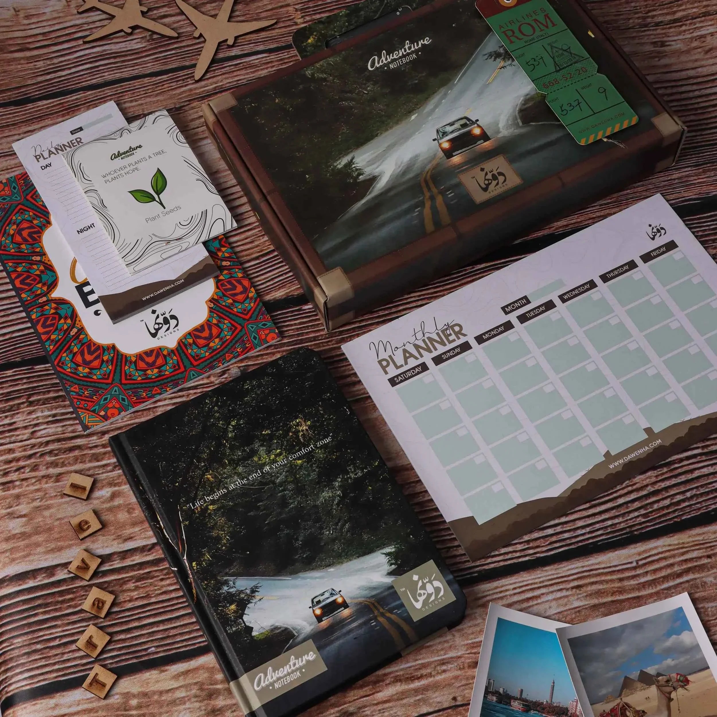 Life Begins | Adventure Pack notebook Dawenha | دونها