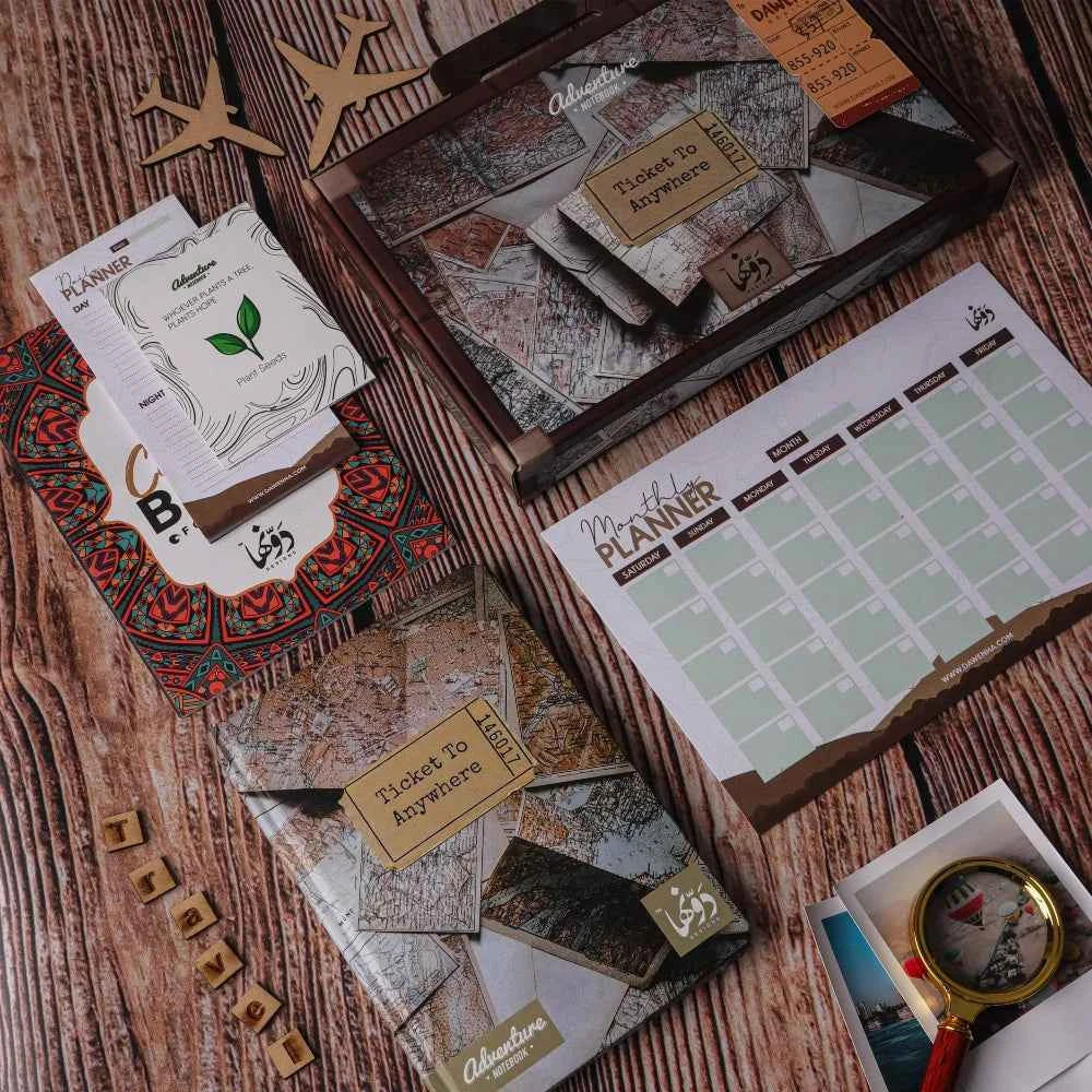 Ticket To Anywhere | Adventure Pack notebook Dawenha | دونها