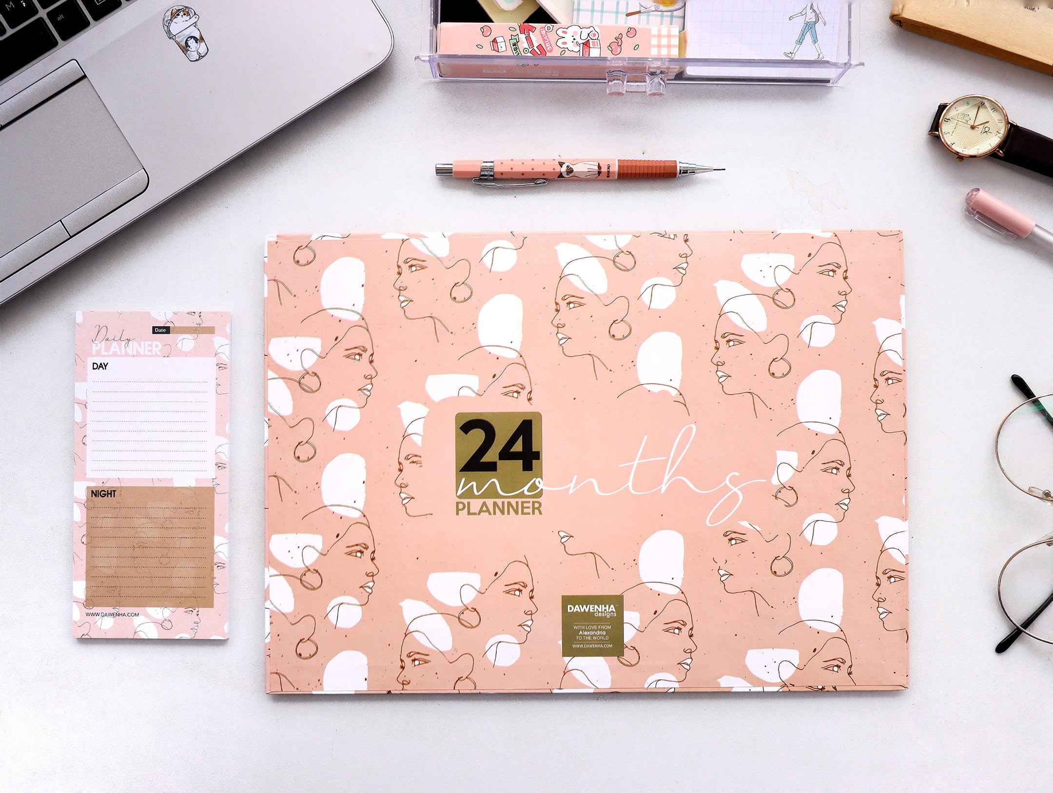 Girly Desk Calendar calendar Dawenha | دونها