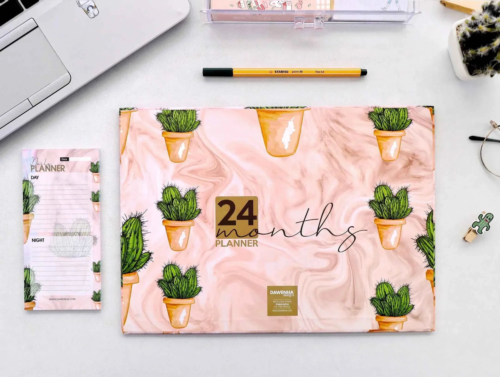 Cactus Desk Calendar calendar Dawenha | دونها