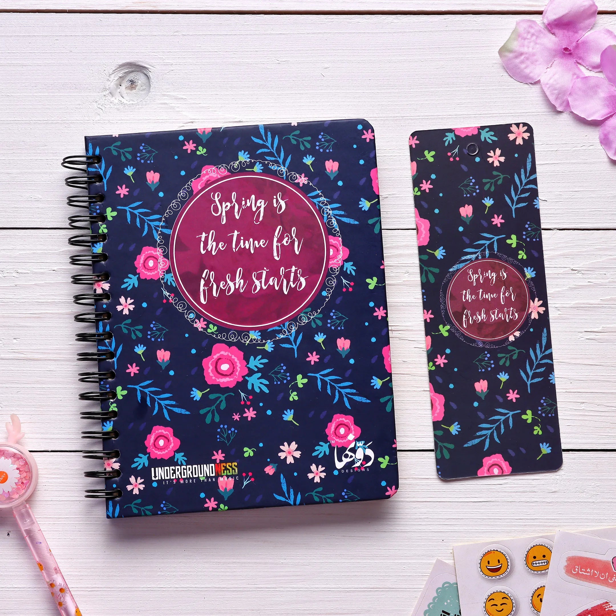 Spring | Pocket Notebook Wired Dawenha | دونها