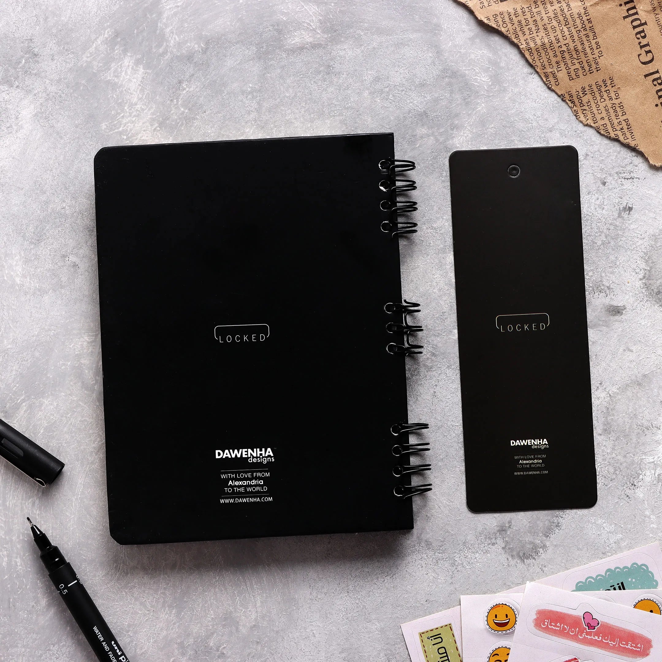 Wegz | Locked Notebook | Pocket Notebook Dawenha | دونها