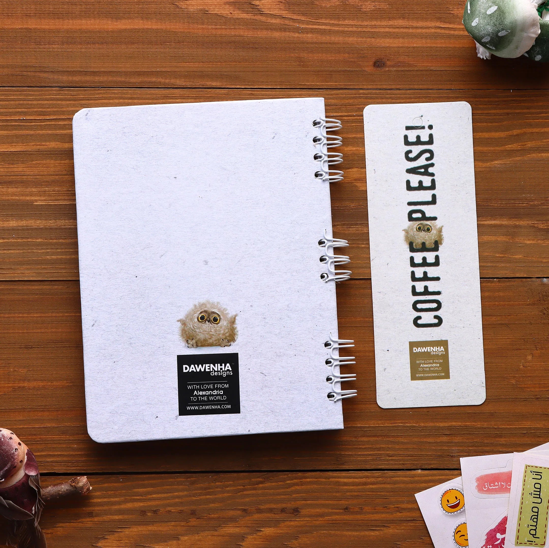Lazy Owl | Pocket Notebook Dawenha | دونها