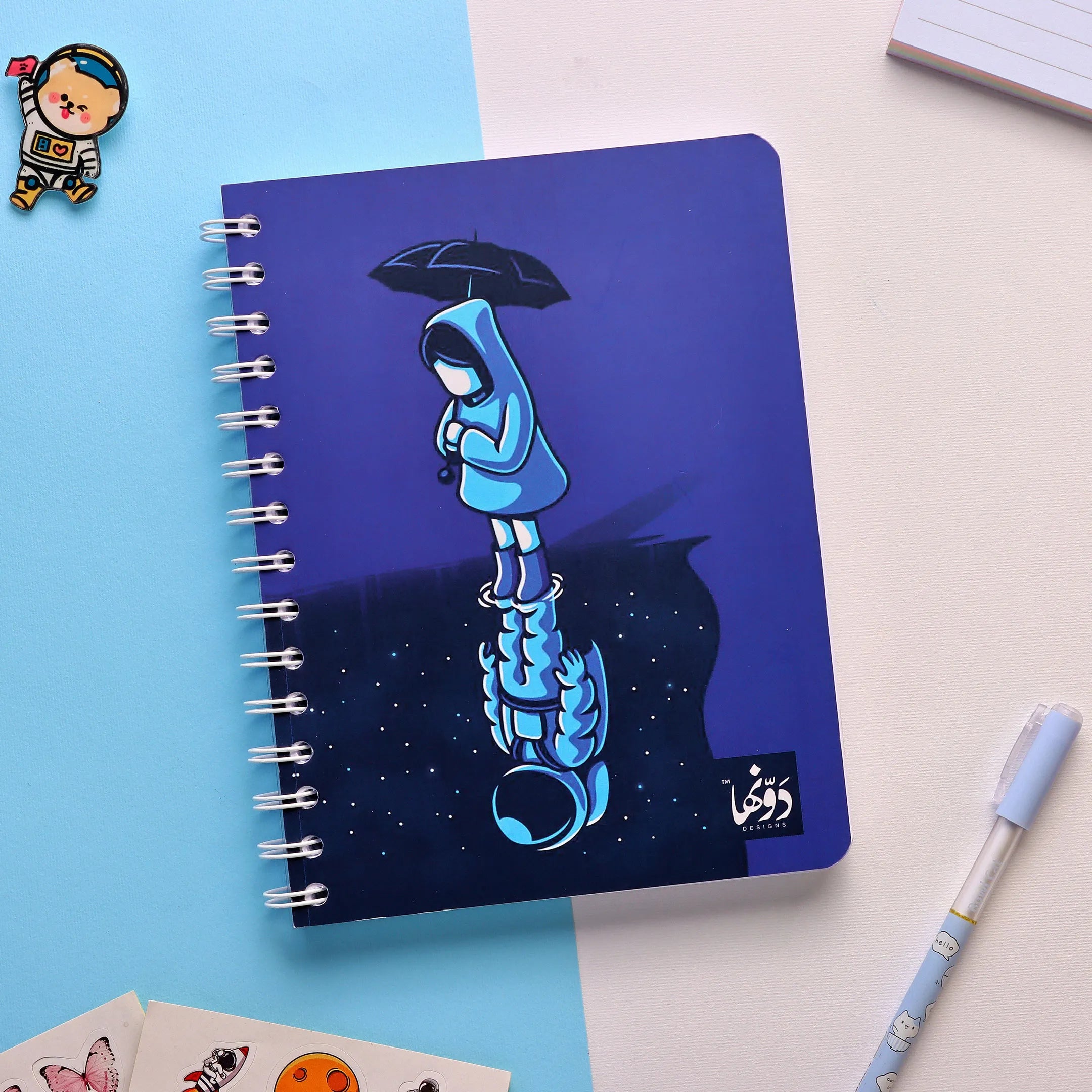 Loneliness | SafeZone Notebook (Wired / HardCover) wired Dawenha | دونها