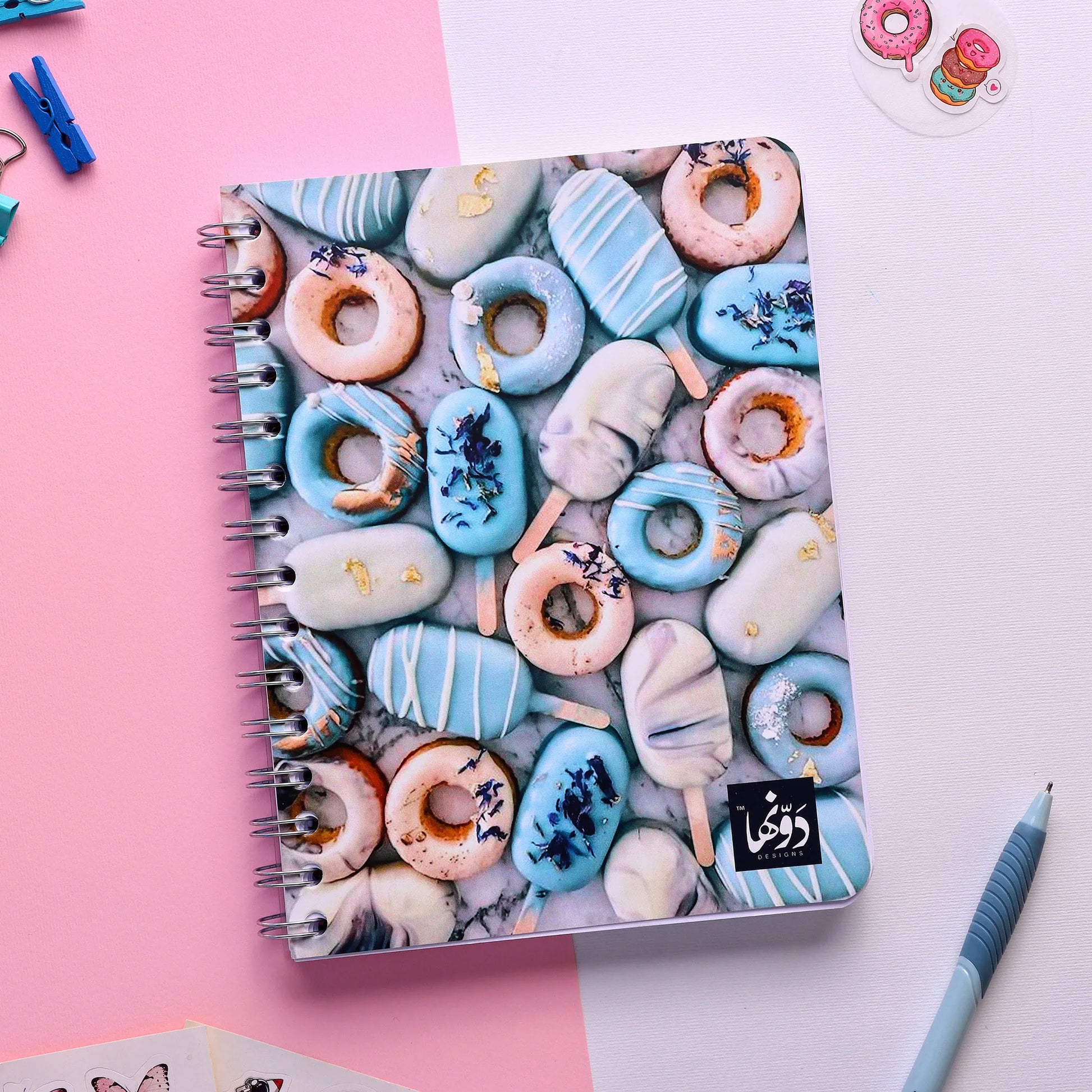 Ice Cream | SafeZone Notebook (Wired / HardCover) wired Dawenha | دونها