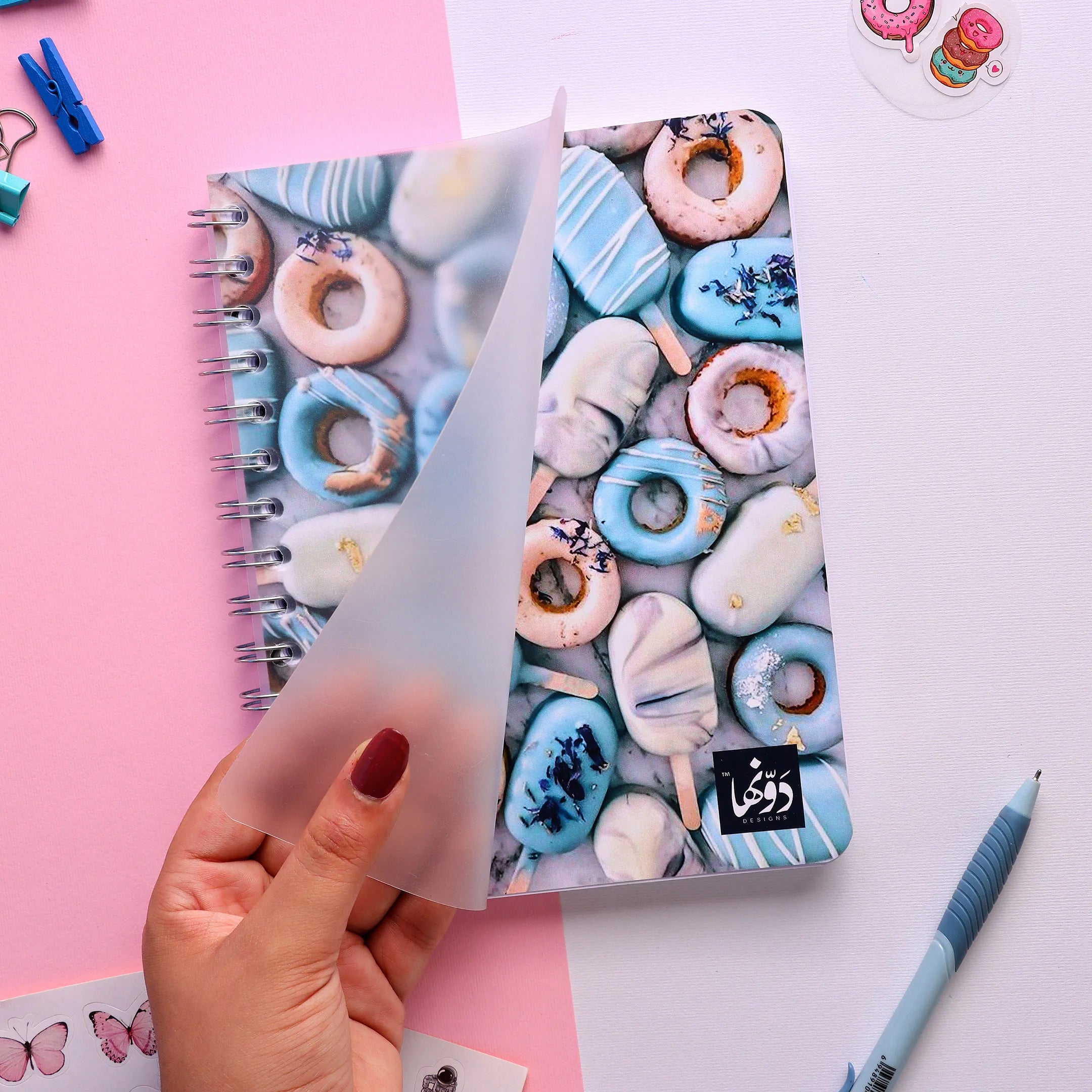 Ice Cream | SafeZone Notebook (Wired / HardCover) Dawenha | دونها