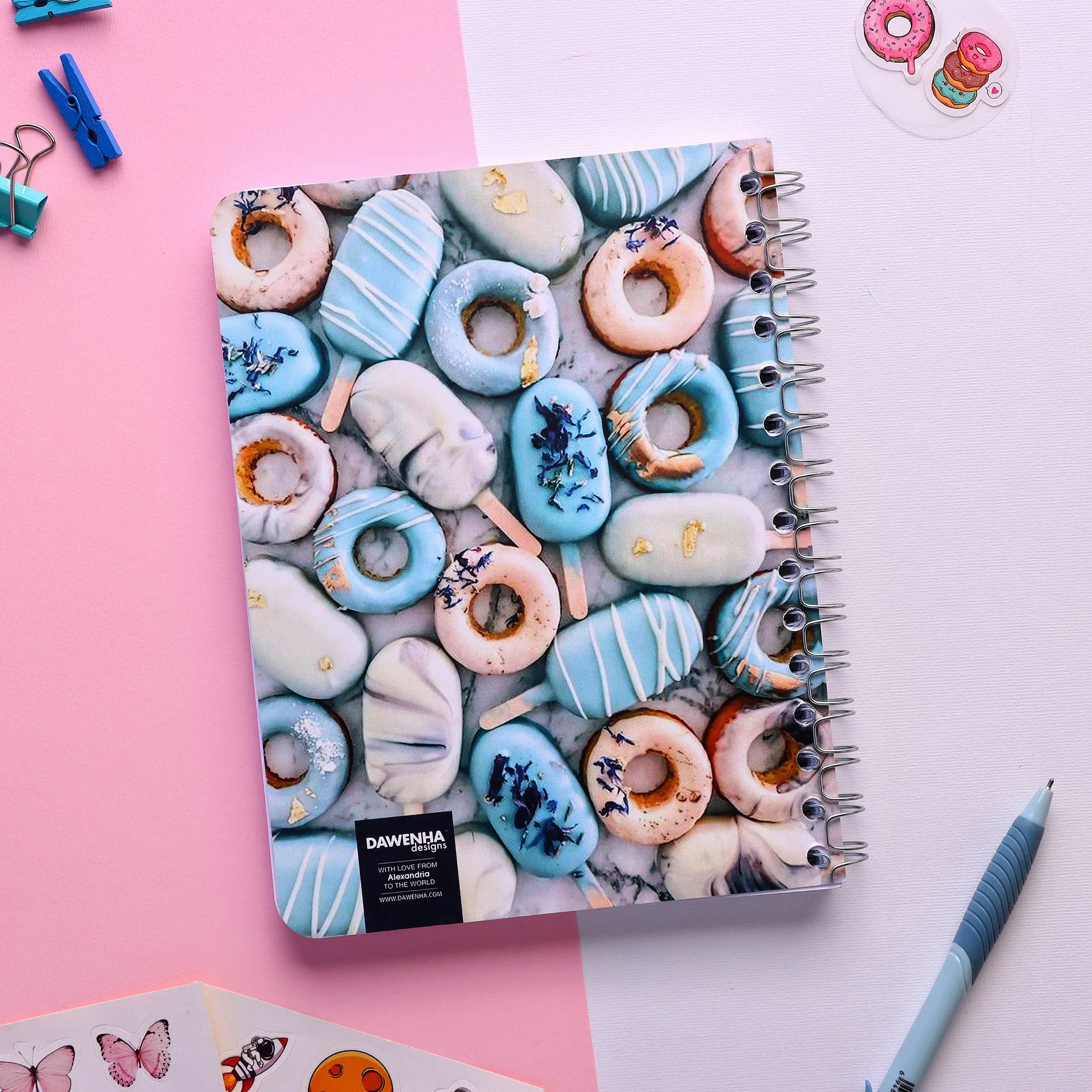 Ice Cream | SafeZone Notebook (Wired / HardCover) Dawenha | دونها