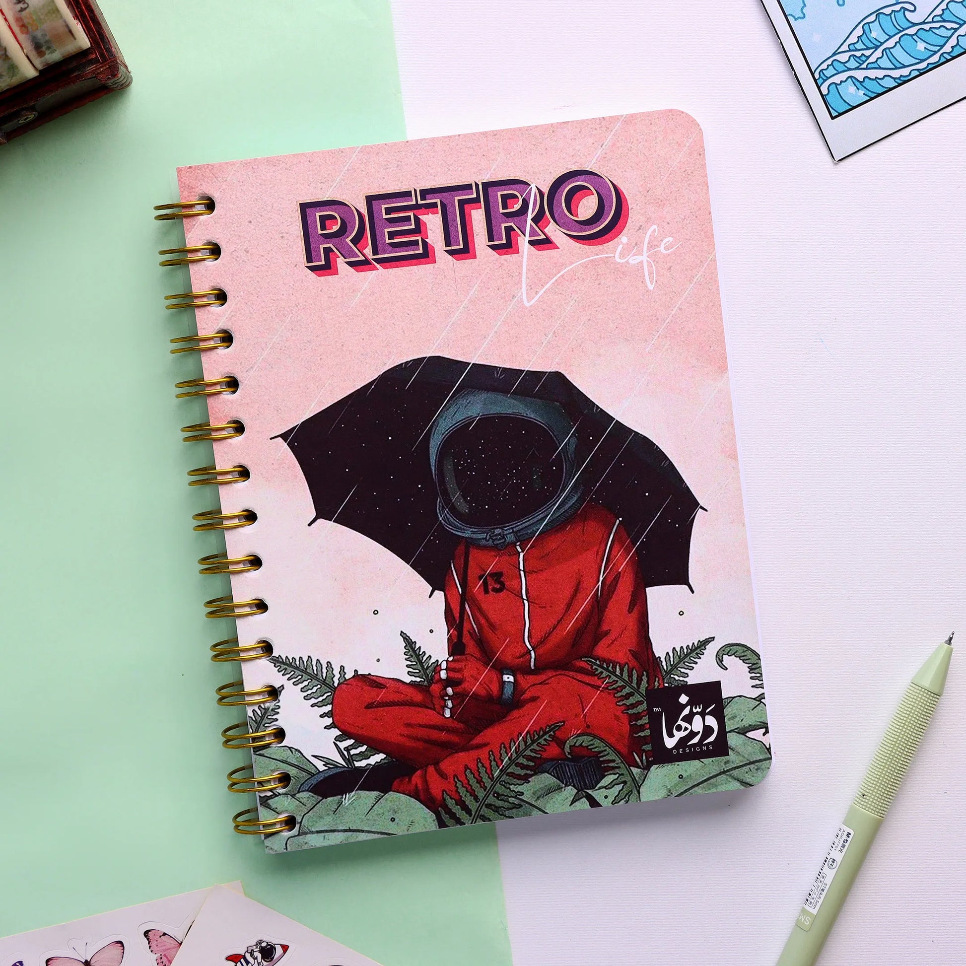 Retro | SafeZone Notebook (Wired / HardCover) Dawenha | دونها