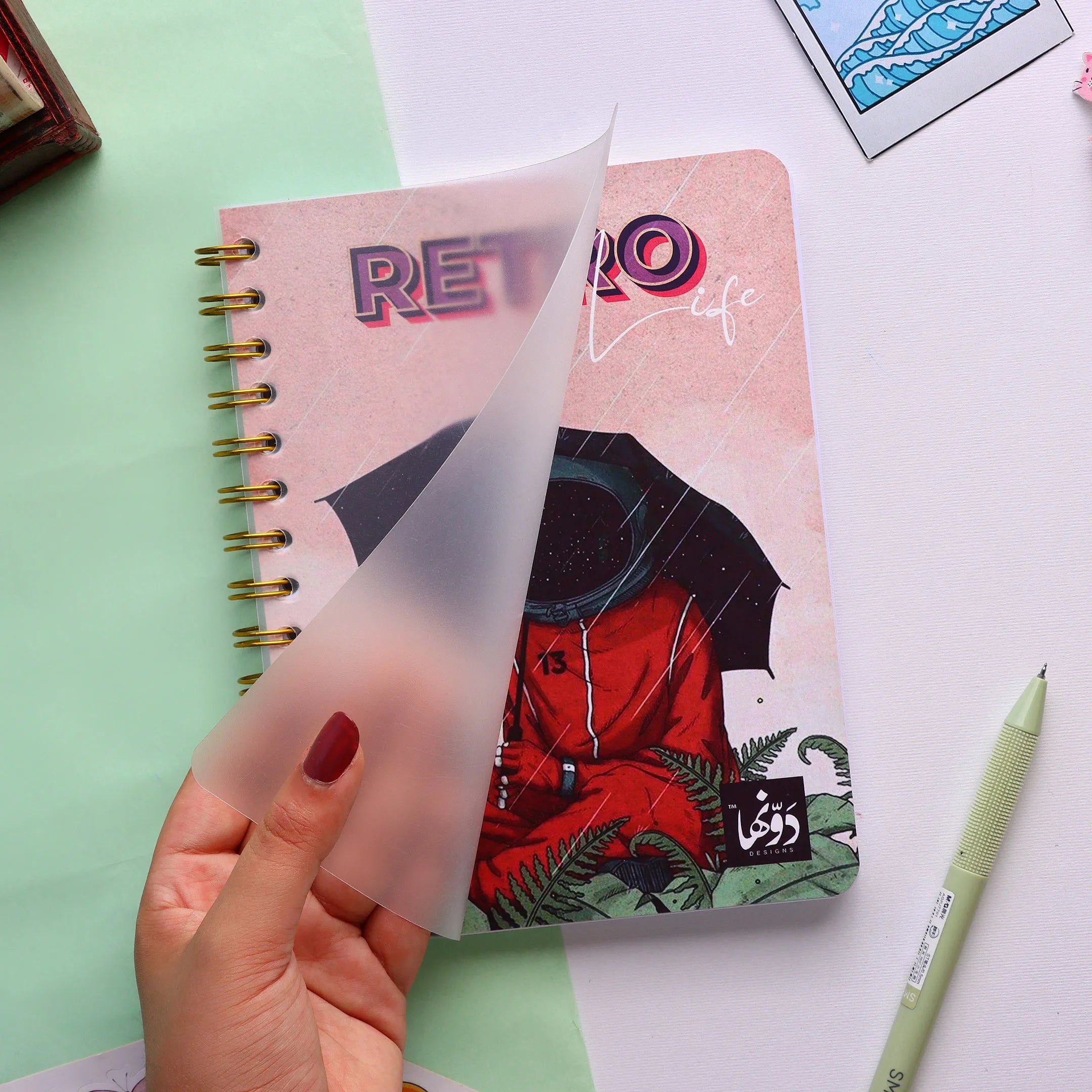 Retro | SafeZone Notebook (Wired / HardCover) Dawenha | دونها