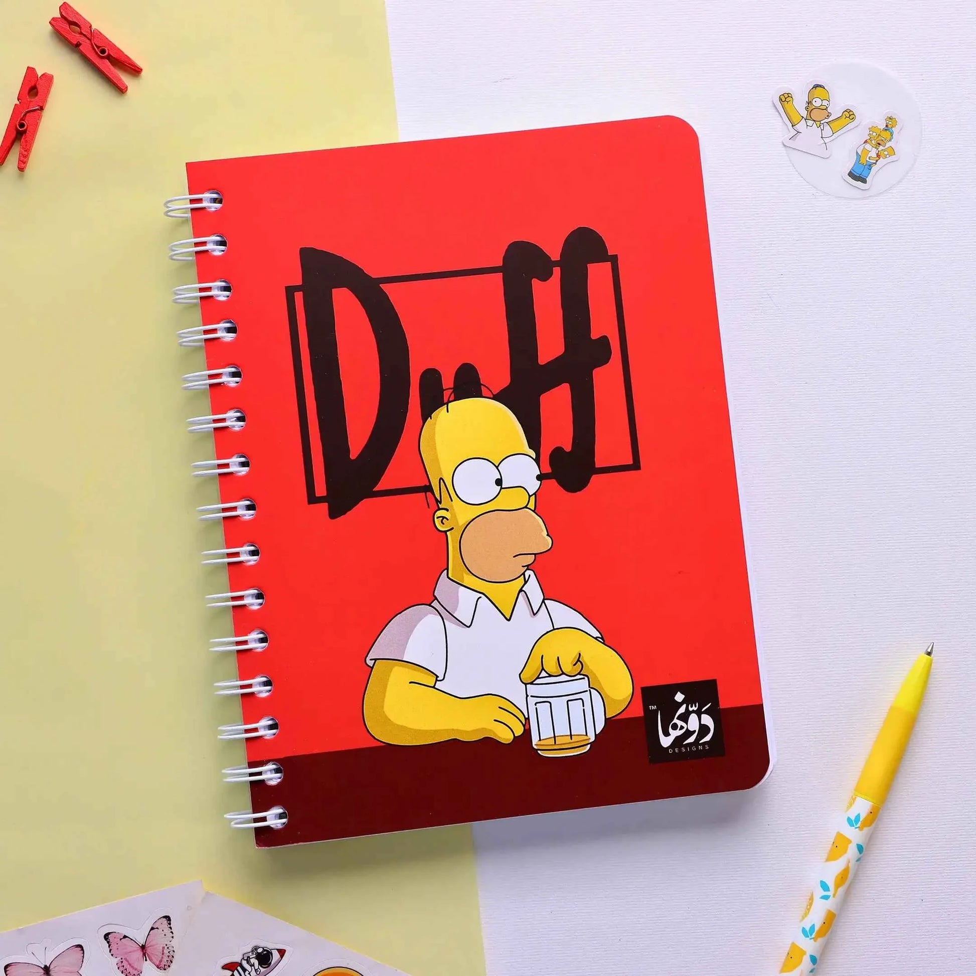 Duff | SafeZone Notebook (Wired / HardCover) Wired Dawenha | دونها