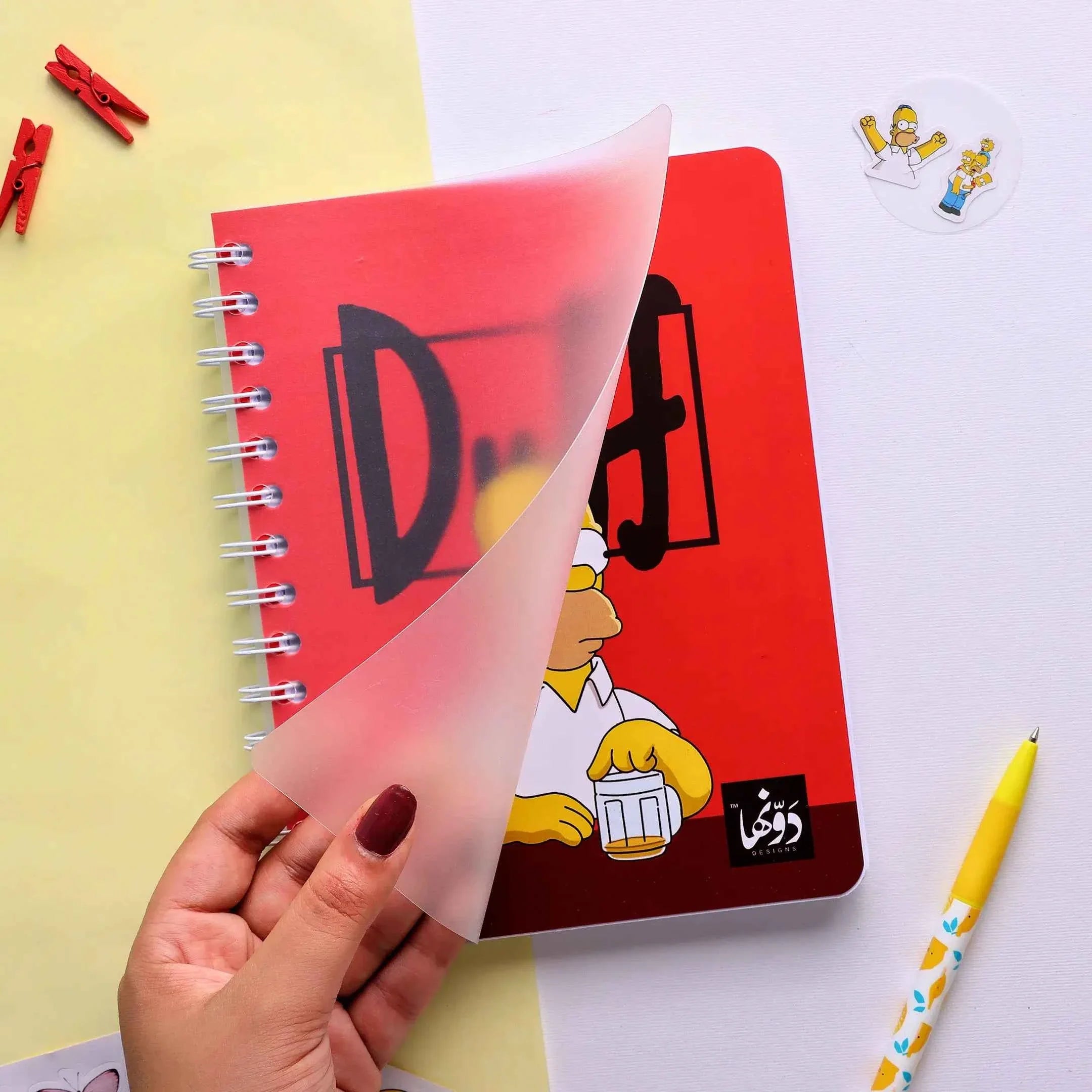 Duff | SafeZone Notebook (Wired / HardCover) Dawenha | دونها