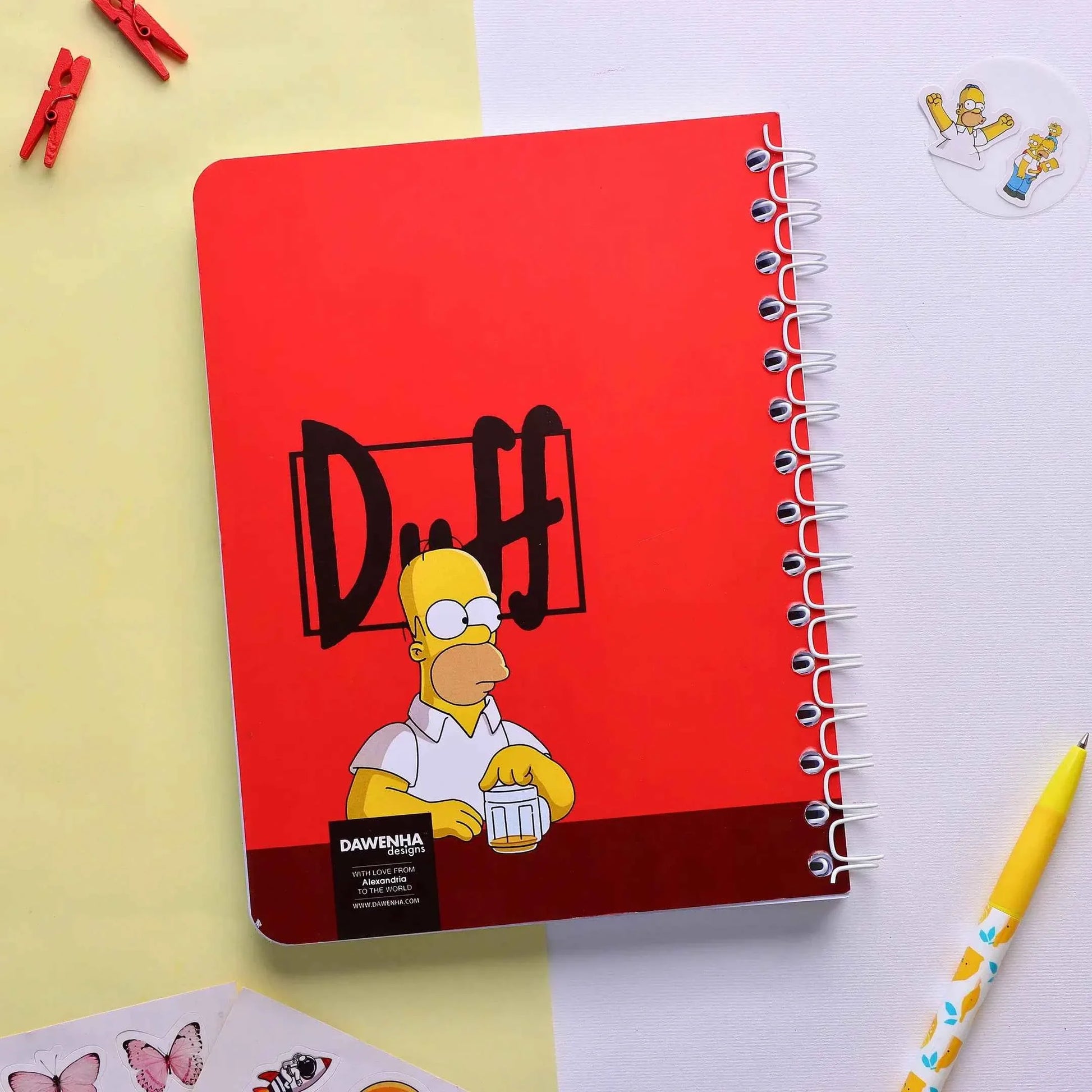 Duff | SafeZone Notebook (Wired / HardCover) Dawenha | دونها