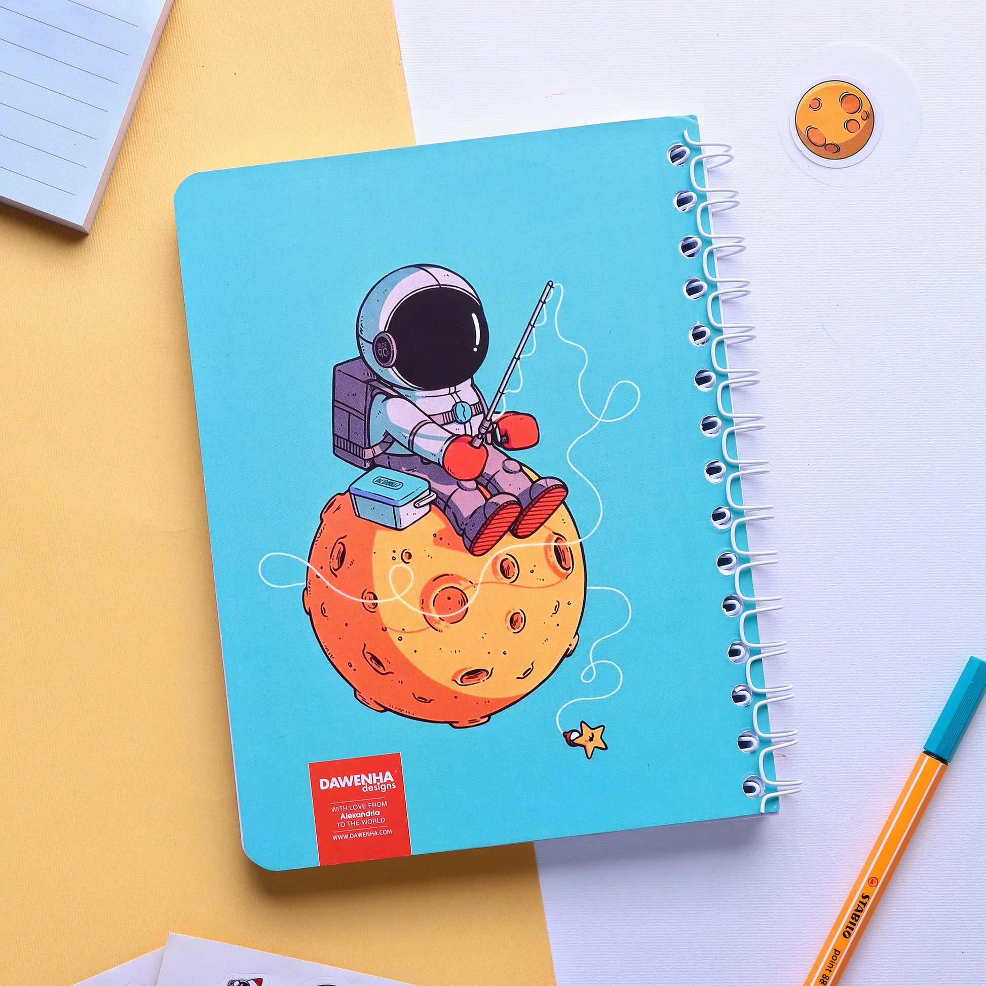 Outer Spase | SafeZone Notebook (Wired / HardCover) Dawenha | دونها