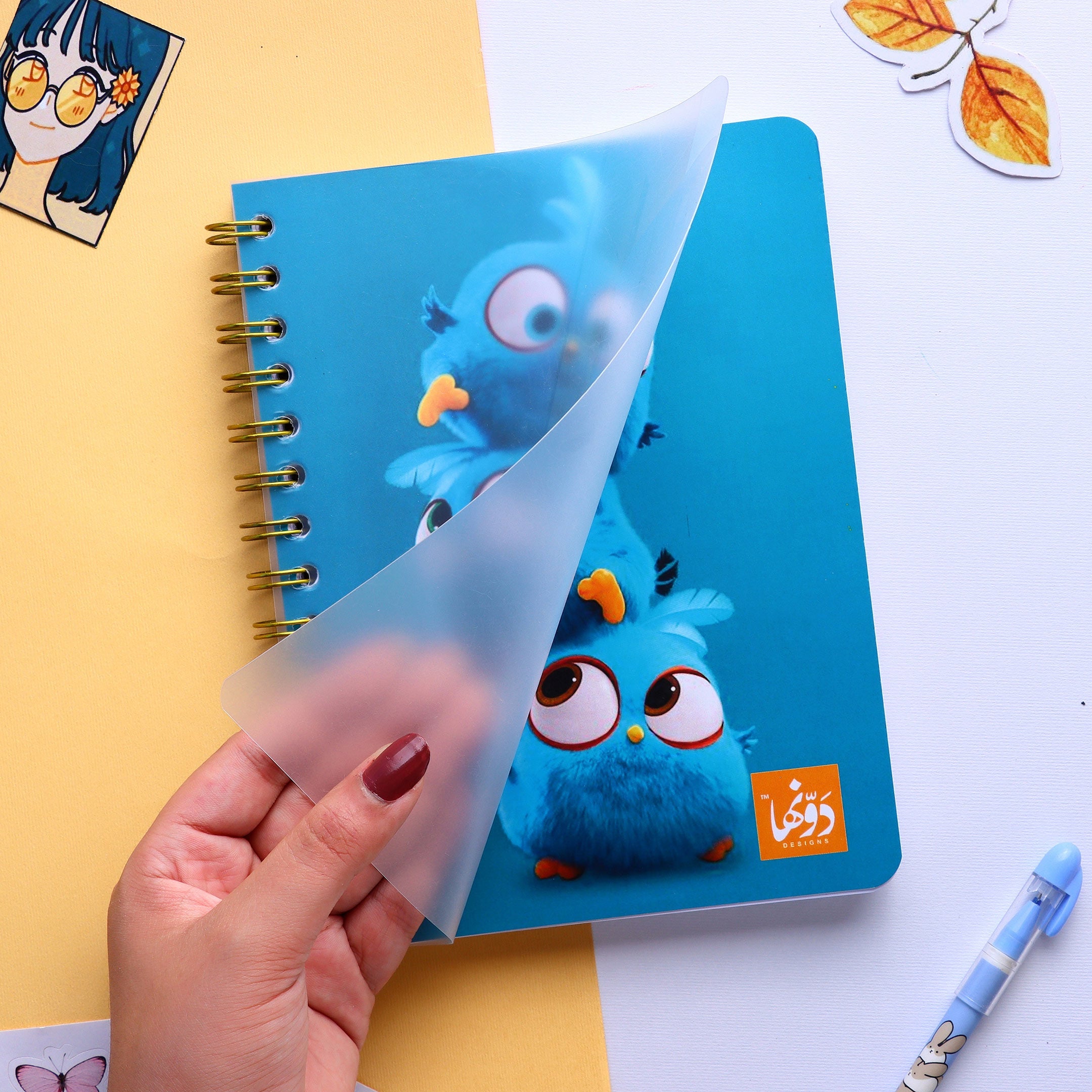 Angry Birds | SafeZone Notebook (Wired / HardCover) Dawenha | دونها
