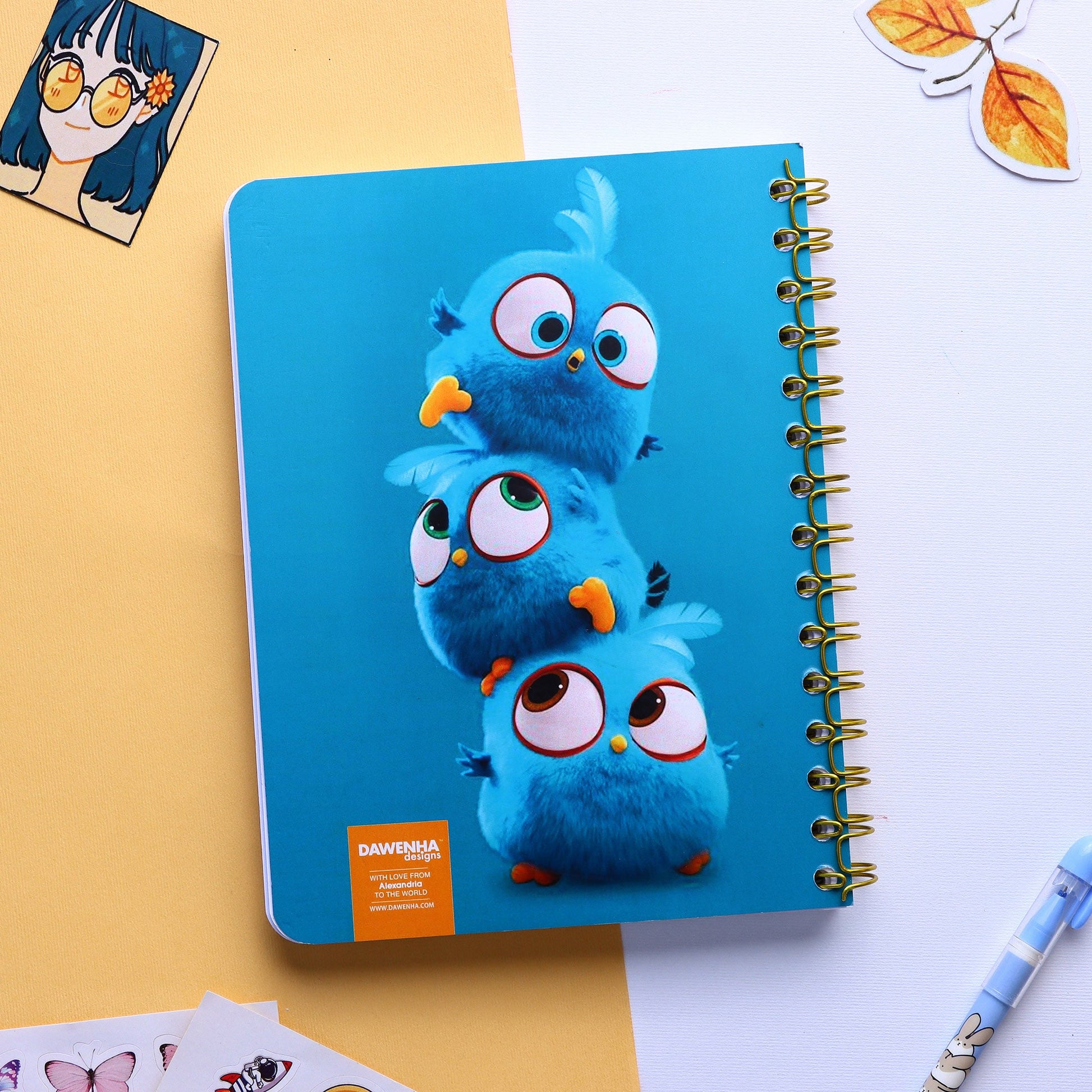 Angry Birds | SafeZone Notebook (Wired / HardCover) Dawenha | دونها