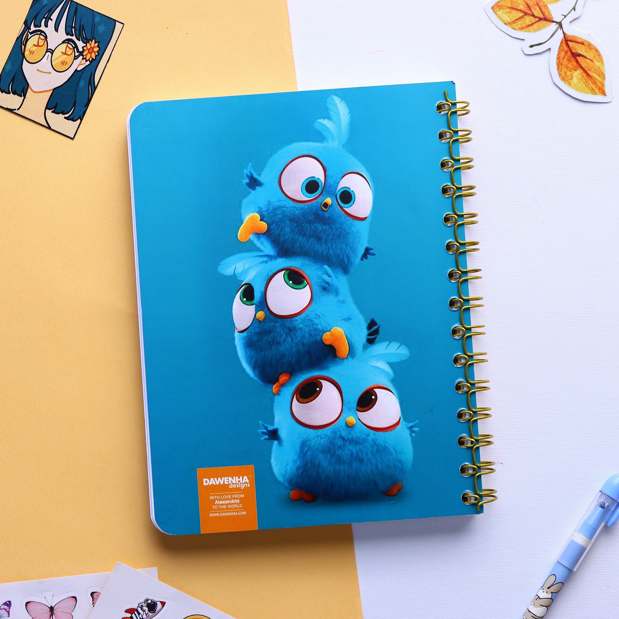 Angry Birds | SafeZone Notebook (Wired / HardCover) Dawenha | دونها