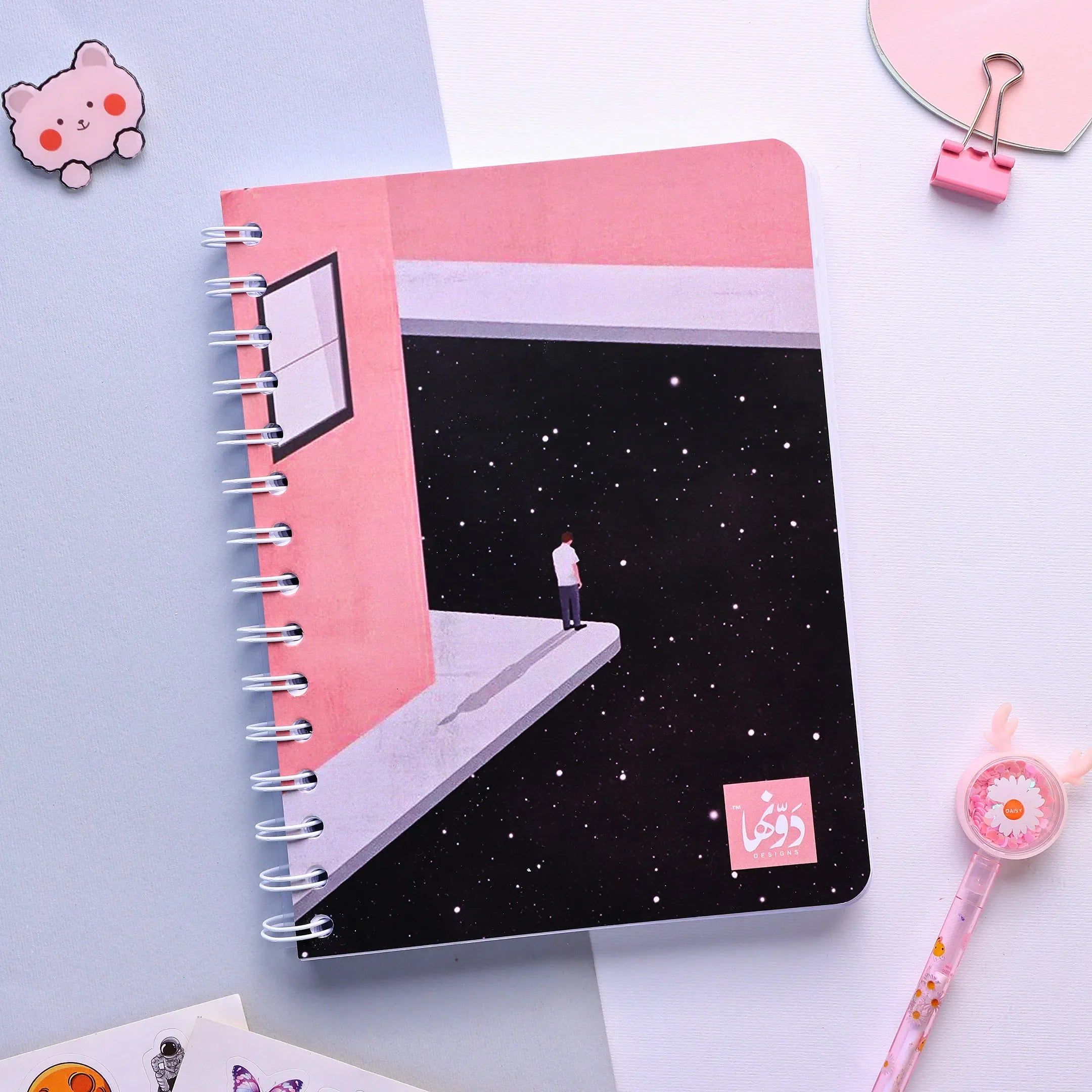 Lost | SafeZone Notebook (Wired / HardCover) Wired Dawenha | دونها