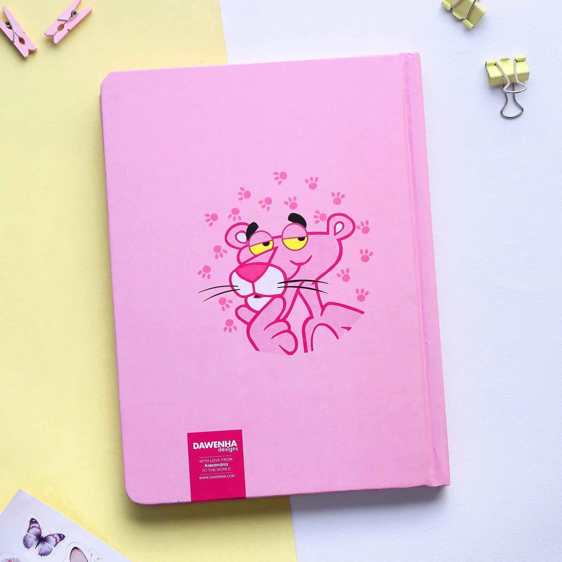 Pink Panther | SafeZone Notebook (Wired / HardCover) Dawenha | دونها