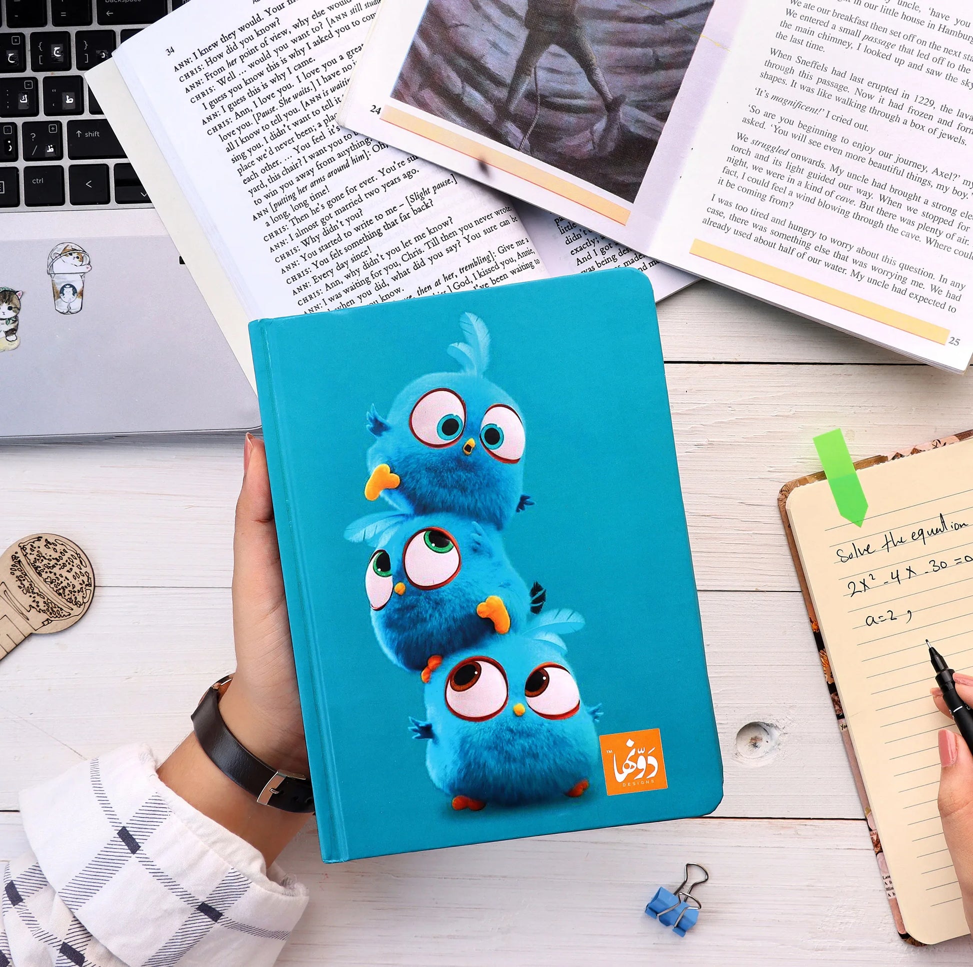 Angry Birds | SafeZone Notebook (Wired / HardCover) Hardcover Dawenha | دونها