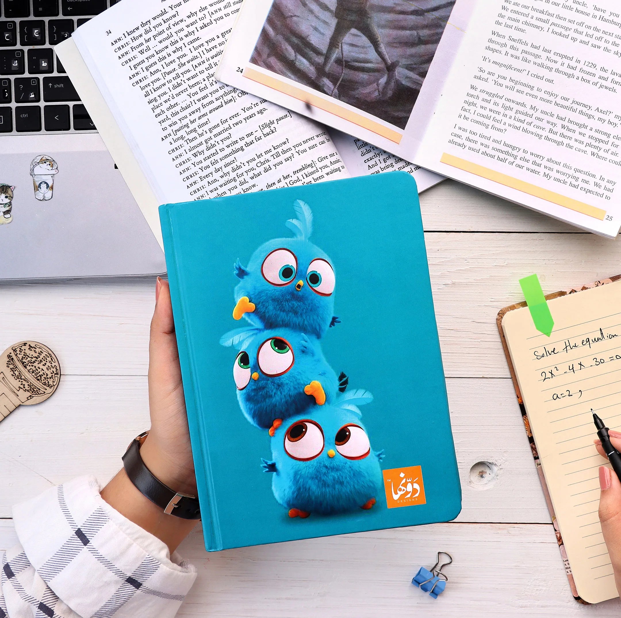 Angry Birds | SafeZone Notebook (Wired / HardCover) Hardcover Dawenha | دونها
