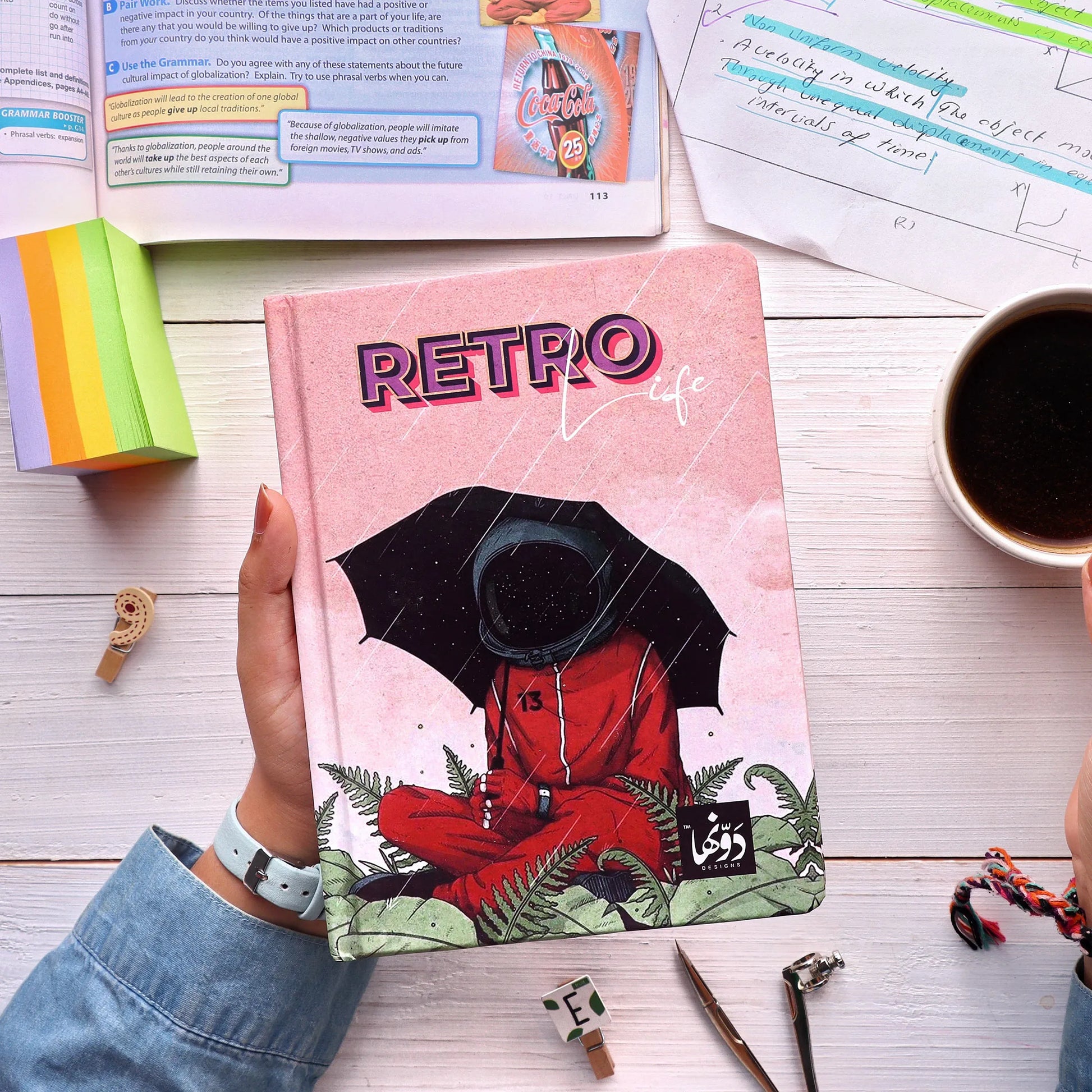 Retro | SafeZone Notebook (Wired / HardCover) Dawenha | دونها