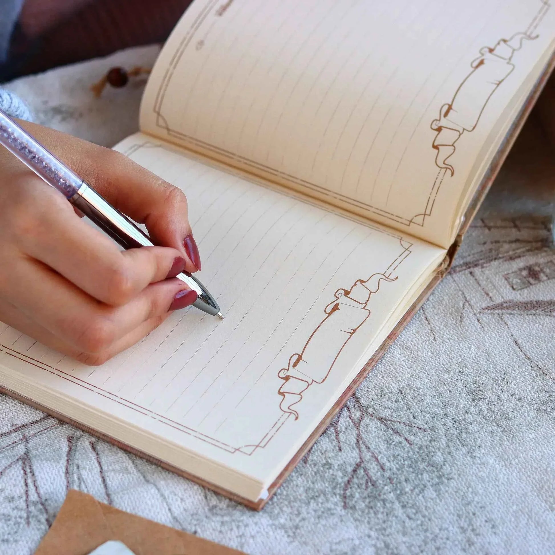 Turn Music ON | Vintage Notebook notebook Dawenha | دونها