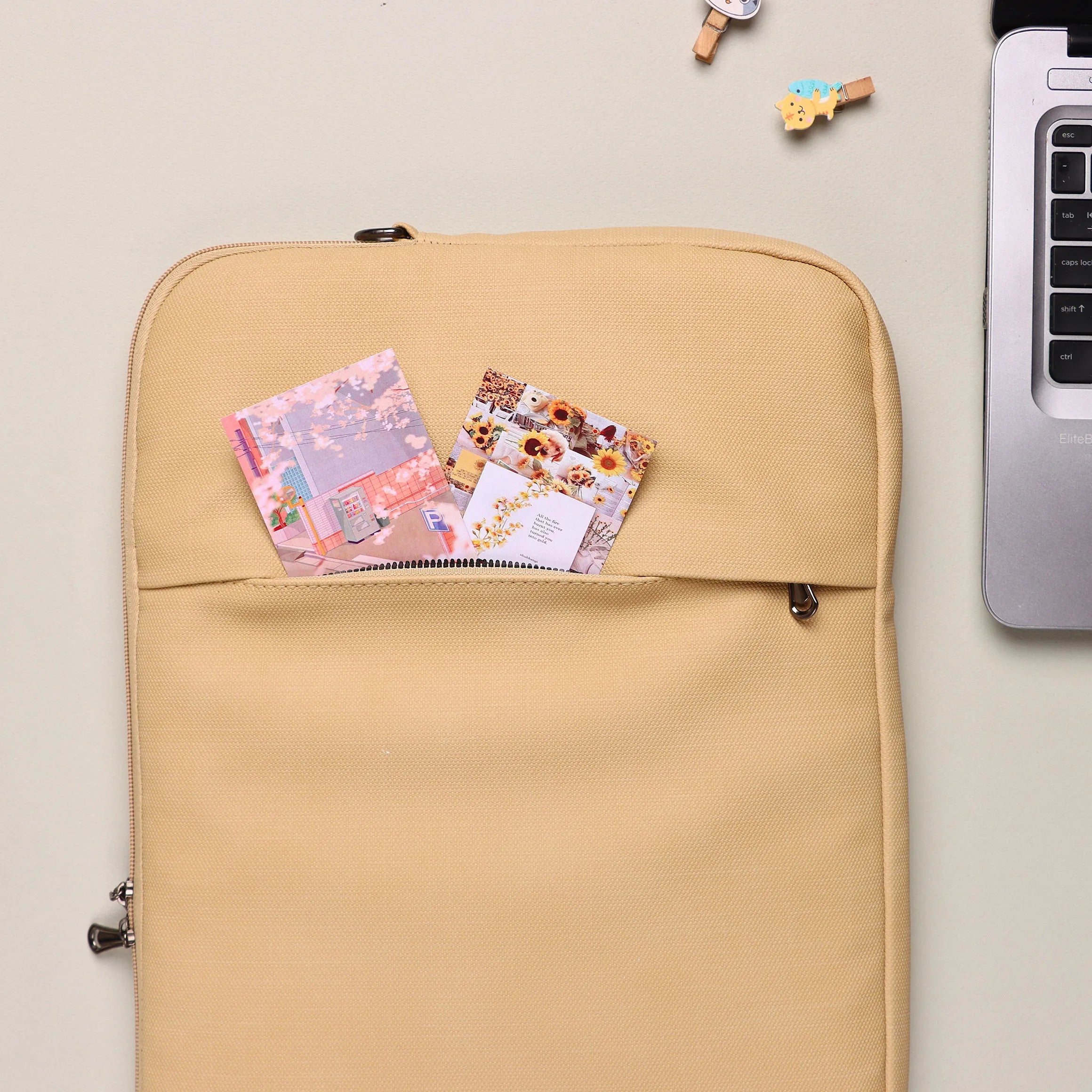 Shoulder Laptop Sleeve | Latte Dawenha | دونها