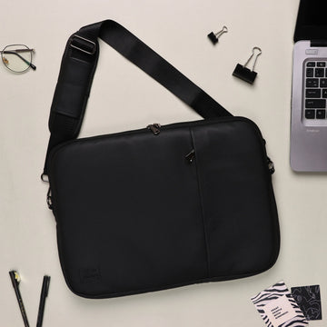 Shoulder Laptop Sleeve | Black Dawenha | دونها