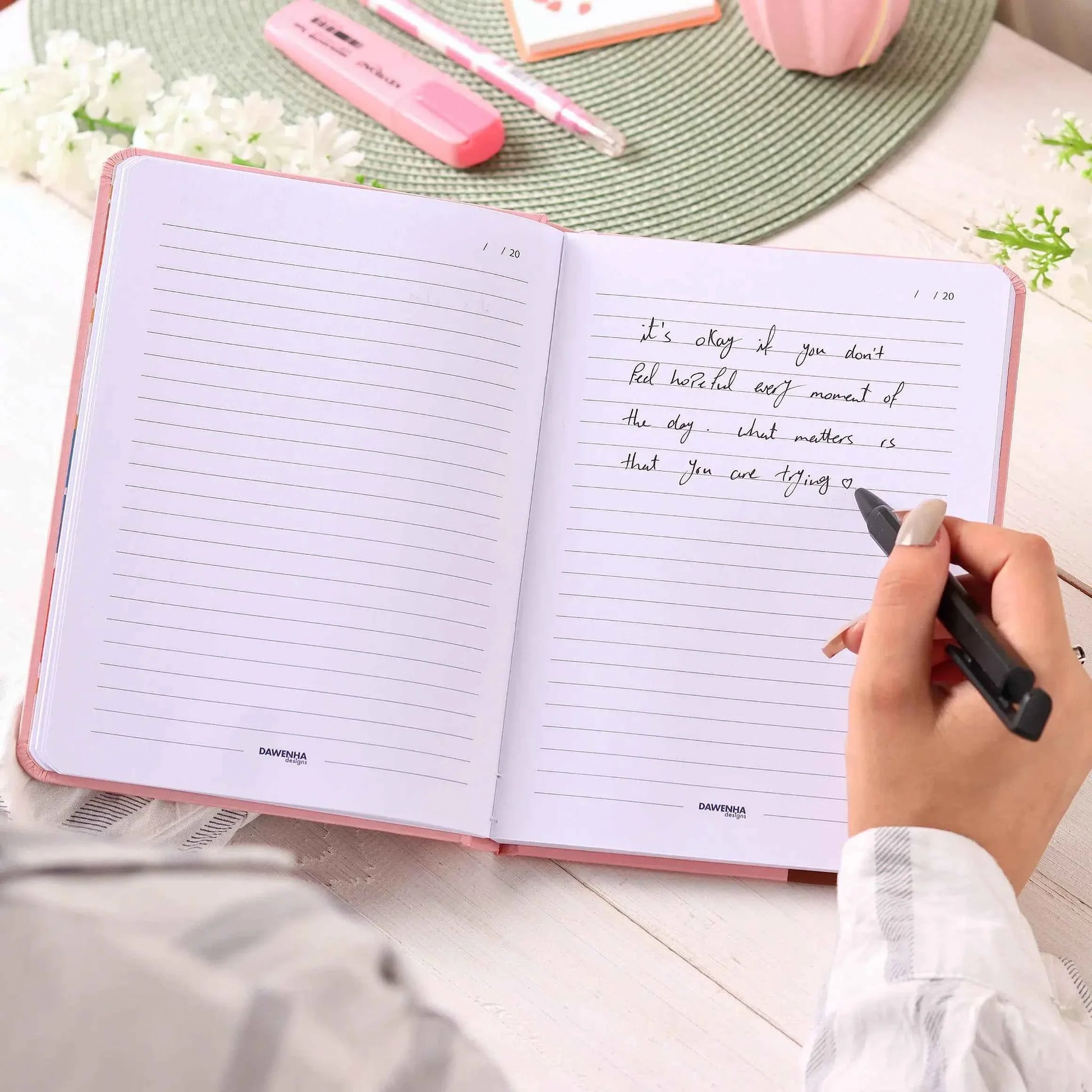 Romans Donut | Safezone Notebook (Wired / Hardcover) Dawenha | دونها