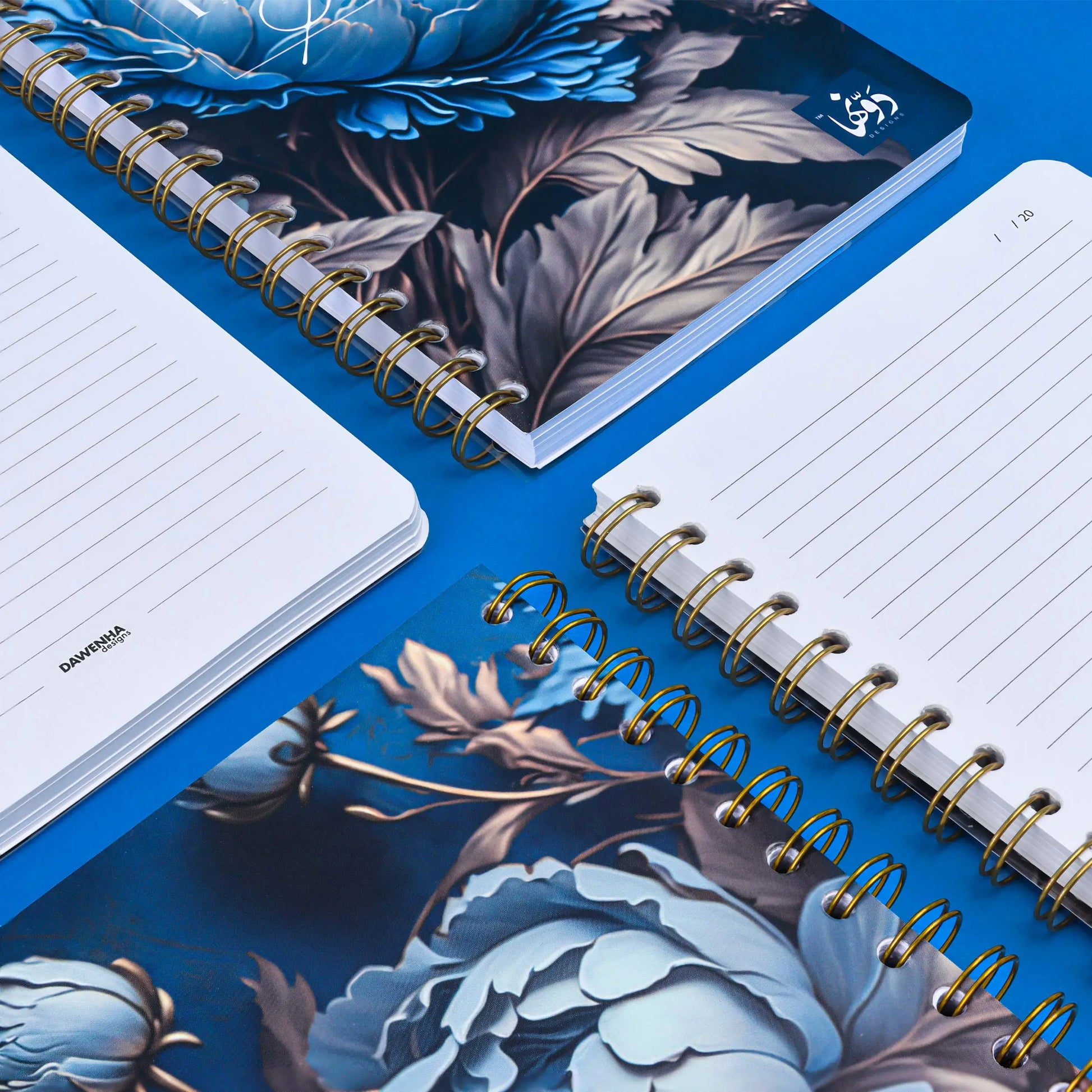Golden Royal | Safezone Notebook (Wired / HardCover) Dawenha | دونها