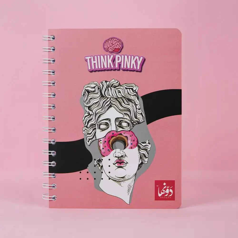 Romans Donut | Safezone Notebook (Wired / Hardcover) Wired Dawenha | دونها