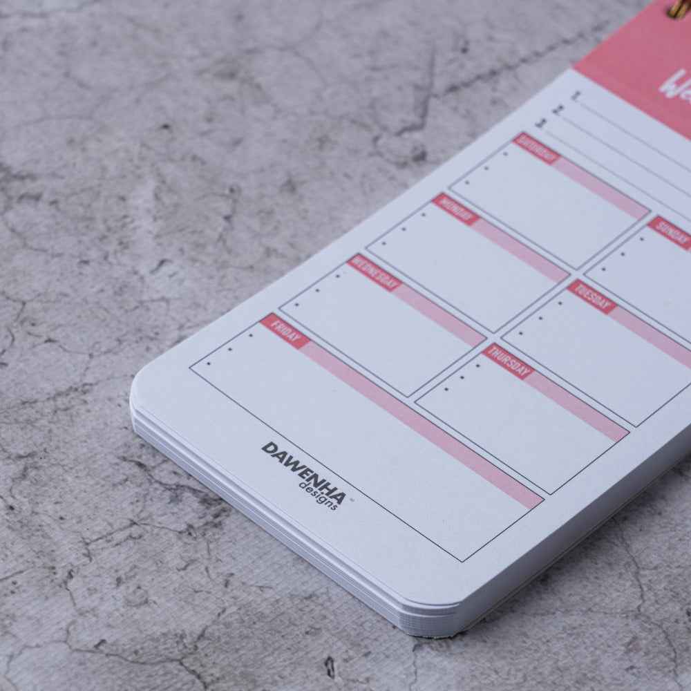 Charcoal Weekly Planner Dawenha | دونها