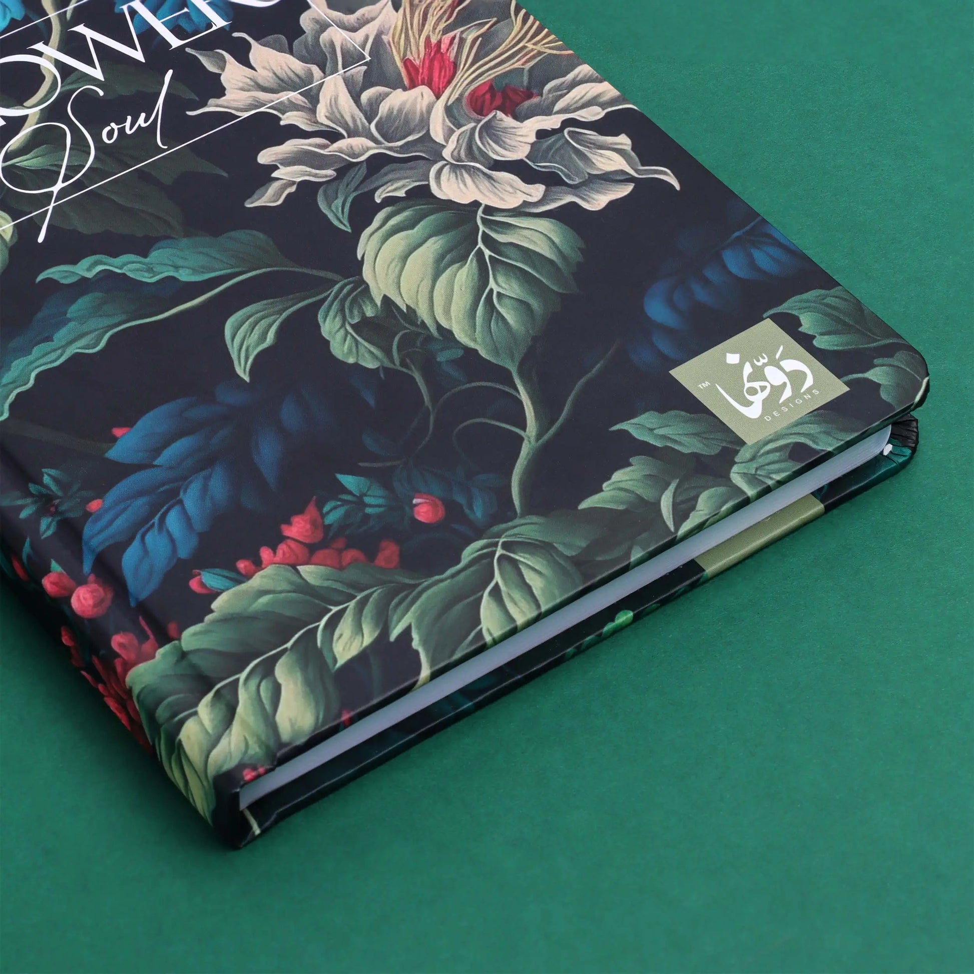 Botanical Green | Safezone Notebook (Wired / HardCover) Dawenha | دونها