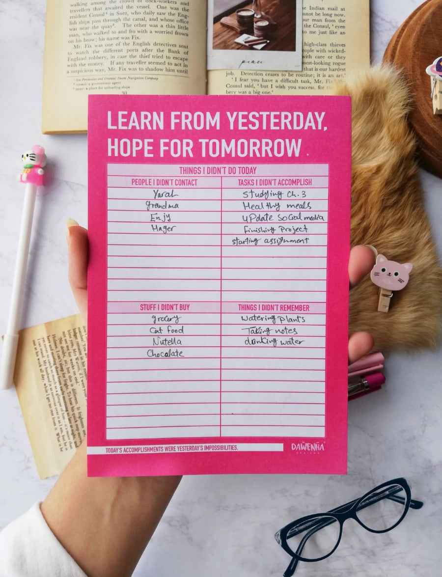 Learn from yesterday Dawenha | دونها
