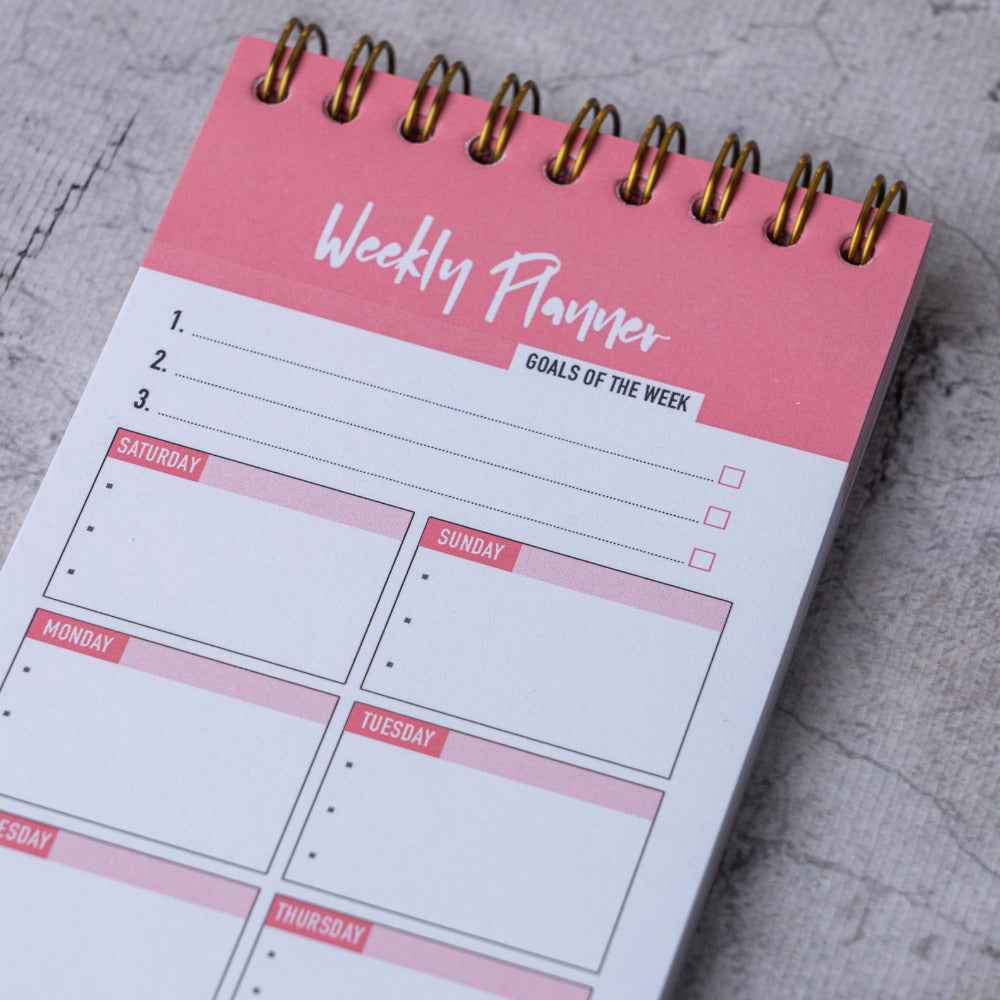 Charcoal Weekly Planner Dawenha | دونها