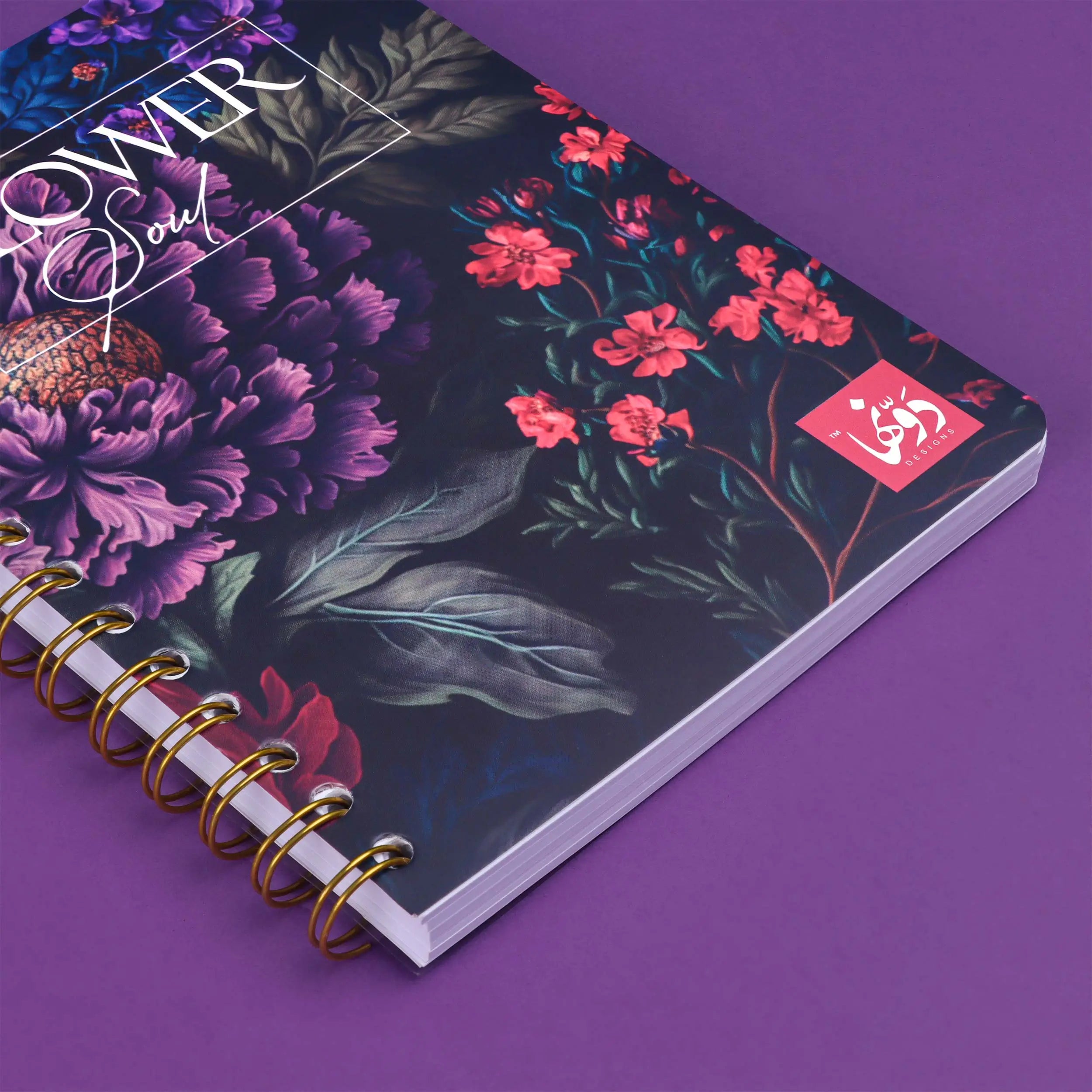 Floral Symphony | Safezone Notebook (Wired / HardCover) Dawenha | دونها